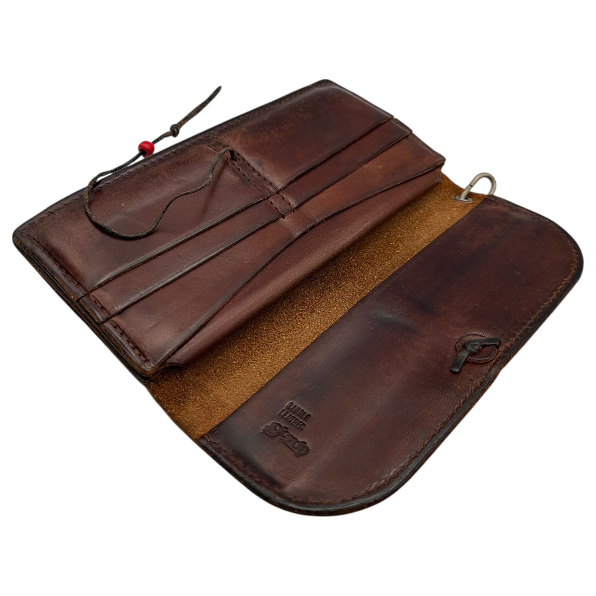 goro's(ゴローズ) Indian Concho Saddle Leather Long Wallet インディアンコンチョ サドルレザー ロング ウォレット ブラウン