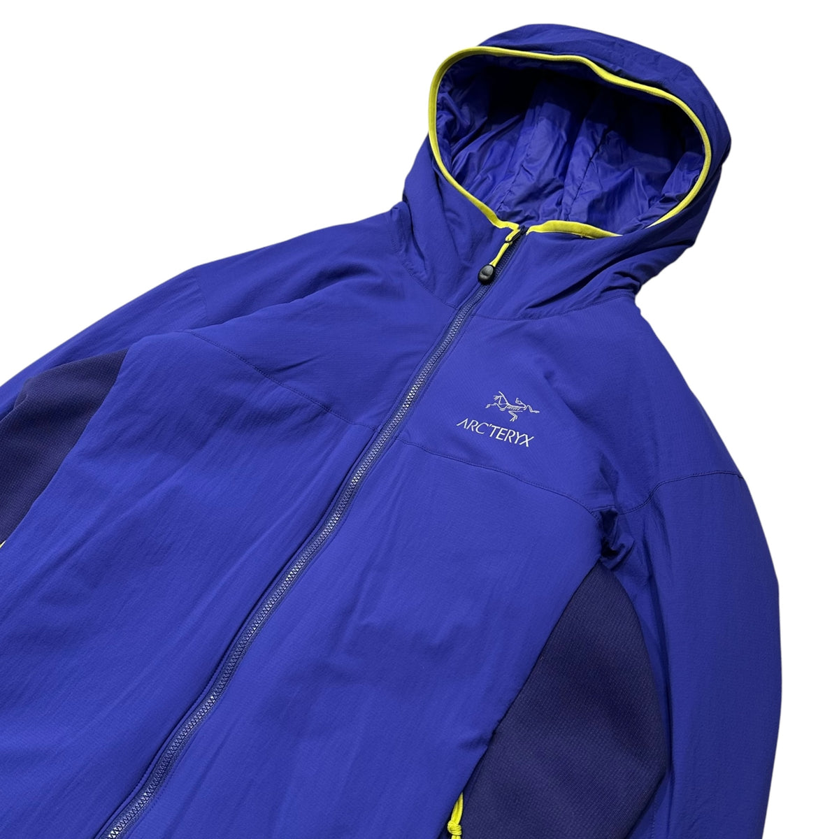 ARC'TERYX(アークテリクス) Atom LT Hoody アトム LT フーディ 10572 52962 L ブルー×イエロー 中綿 ジャケット マウンテンパーカー