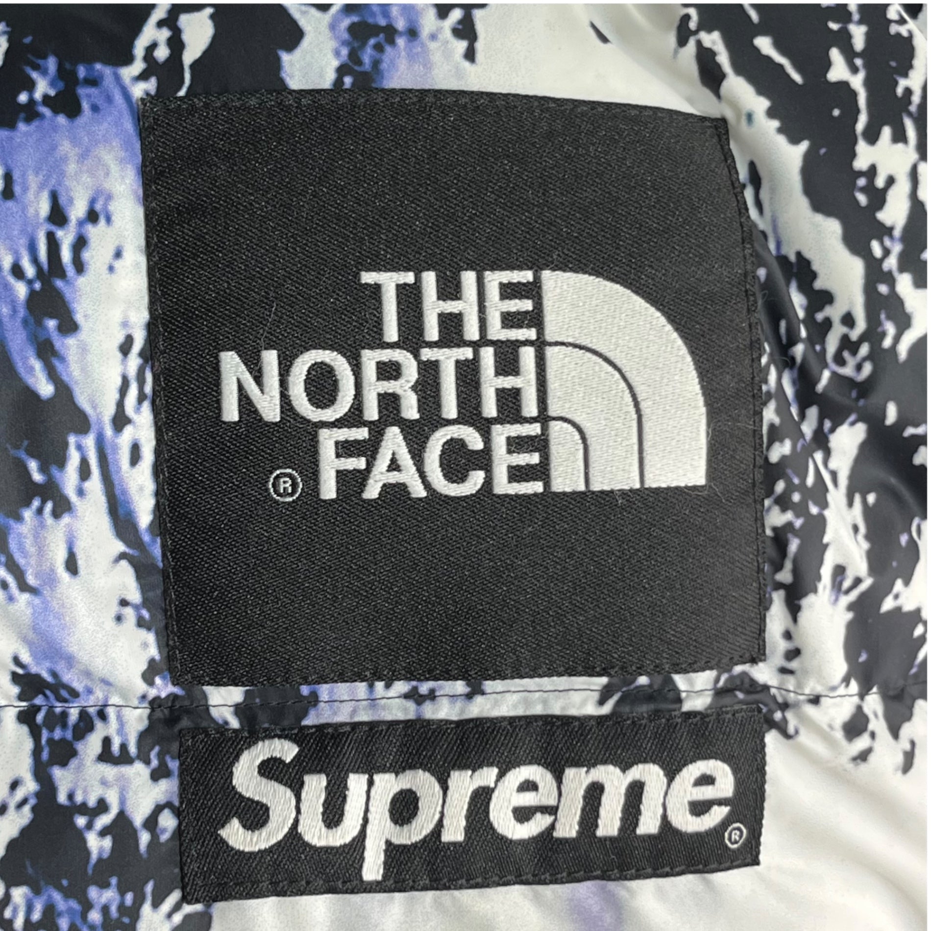 SUPREME×THE NORTH FACE(シュプリーム×ノースフェイス) 17AW Mountain Baltoro Jacket 雪山 マウンテン バルトロ ジャケット ND91701I XL ブルー×ブラック ダウンジャケット