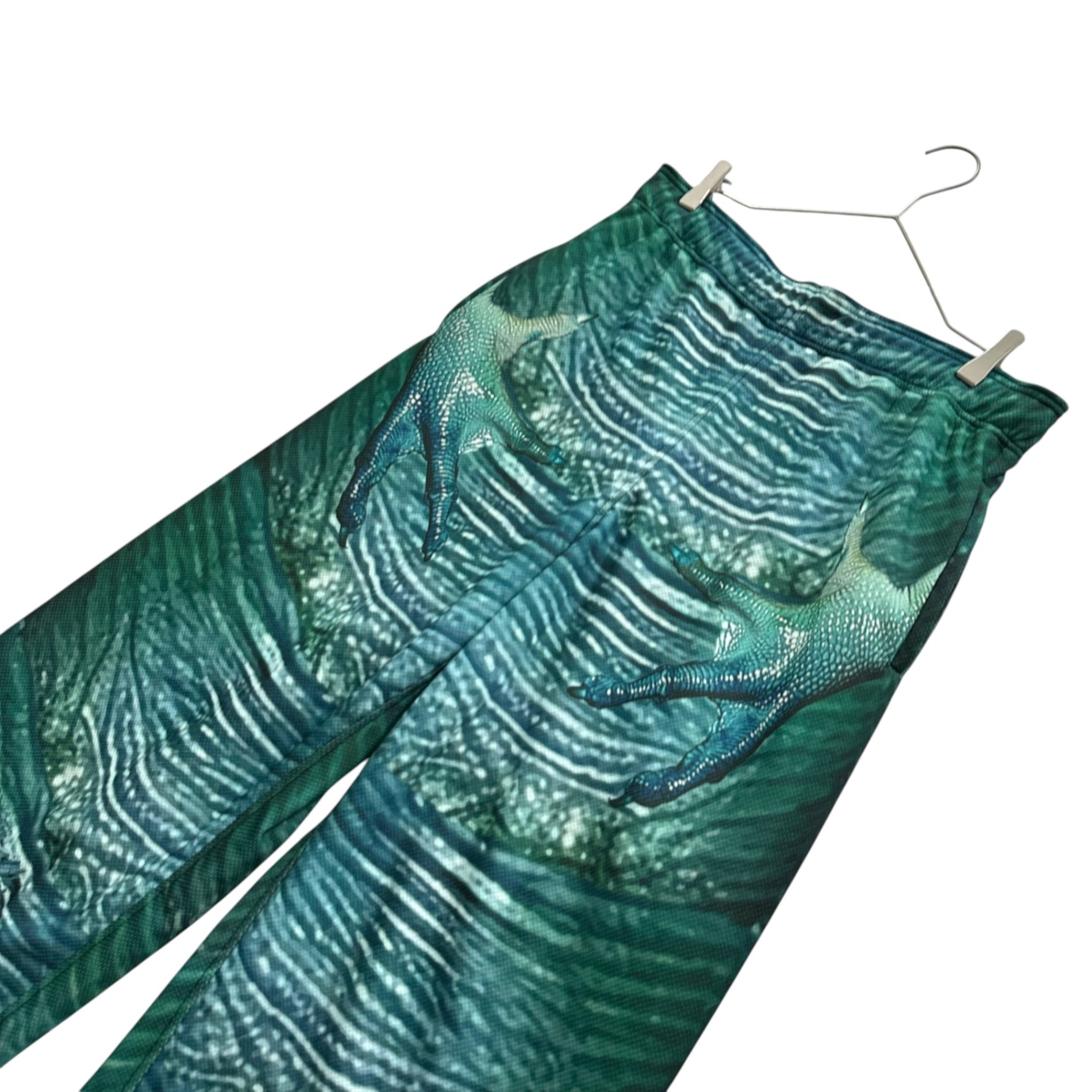 YAKU(ヤク) 2025SS MORPHOSIS PANTS 総柄 ワイド トラック パンツ M グリーン PNG STORE 取扱