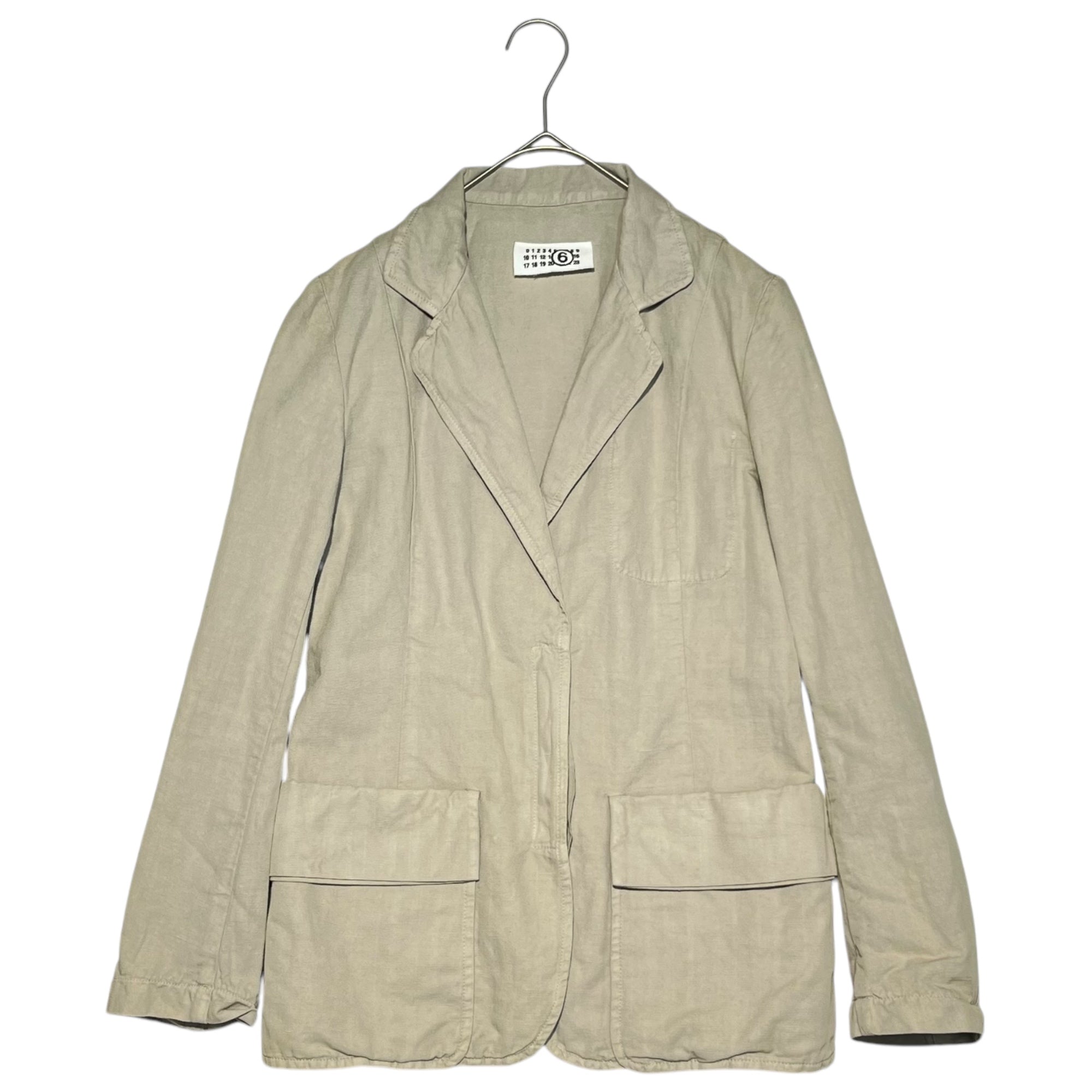 Maison Martin Margiela(メゾン マルタンマルジェラ) 05SS Military Reconstruction Zip Up Tailored Jacket ミリタリー 再構築 ジップアップ テーラード ジャケット 36 ベージュ 初期 ここのえ 本人期 ⑥