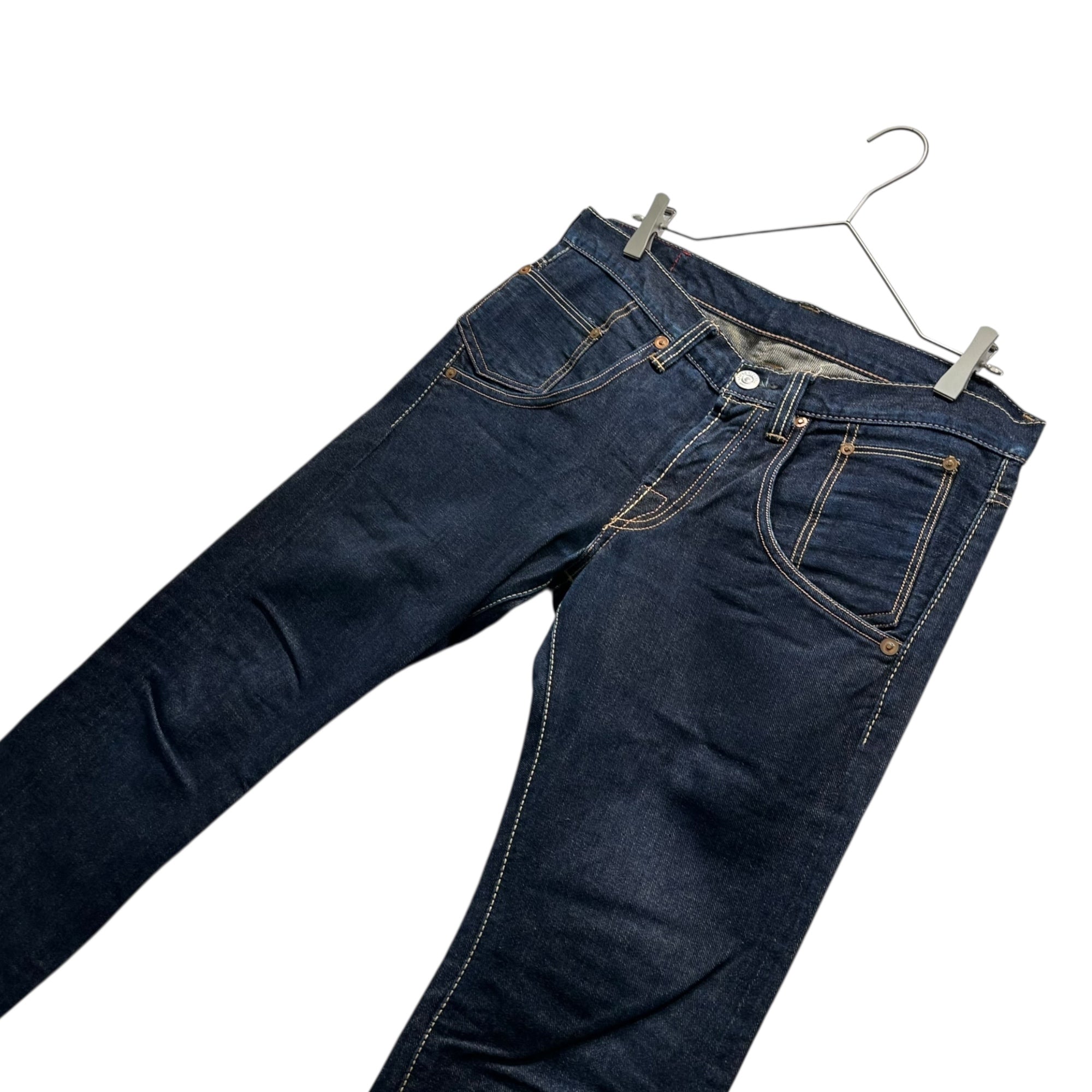 Levi's RED(リーバイスレッド) 00's Skinny Shoe Cut スキニー シューズ カット デニム パンツ 2917 W32 L32 インディゴ フレア
