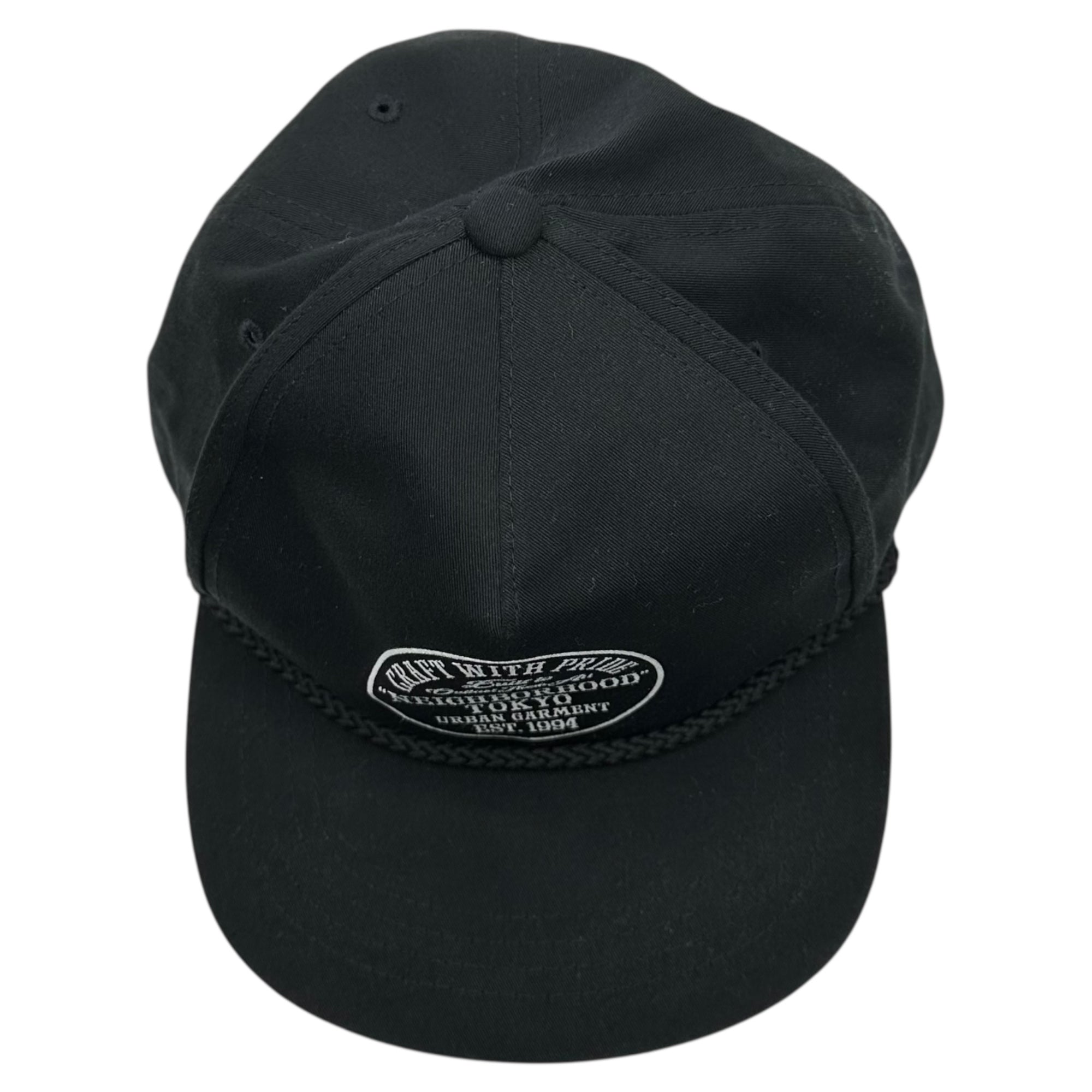NEIGHBORHOOD(ネイバーフッド) CWP.1994/CE-CAP ロゴ スナップバッグ トラッカー キャップ 191YGNH-HT02S F ブラック