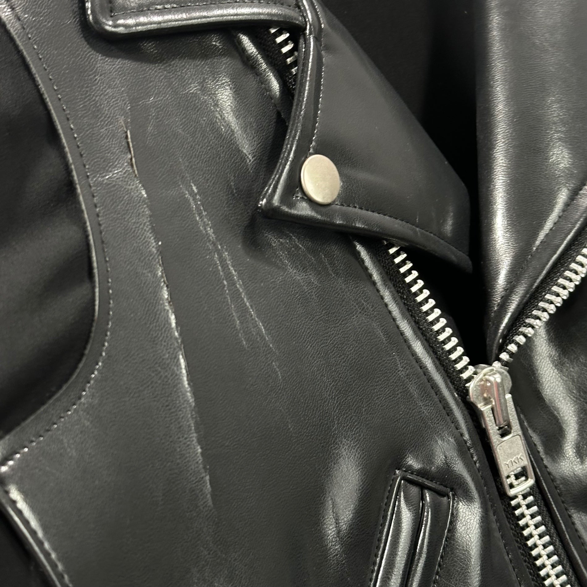 COMME des GARCONS JUNYA WATANABE(コムデギャルソンジュンヤワタナベ) 15SS Eco-Leather Rider's Dress エコレザー ライダース ワンピース JO-O061 S ブラック AD2014