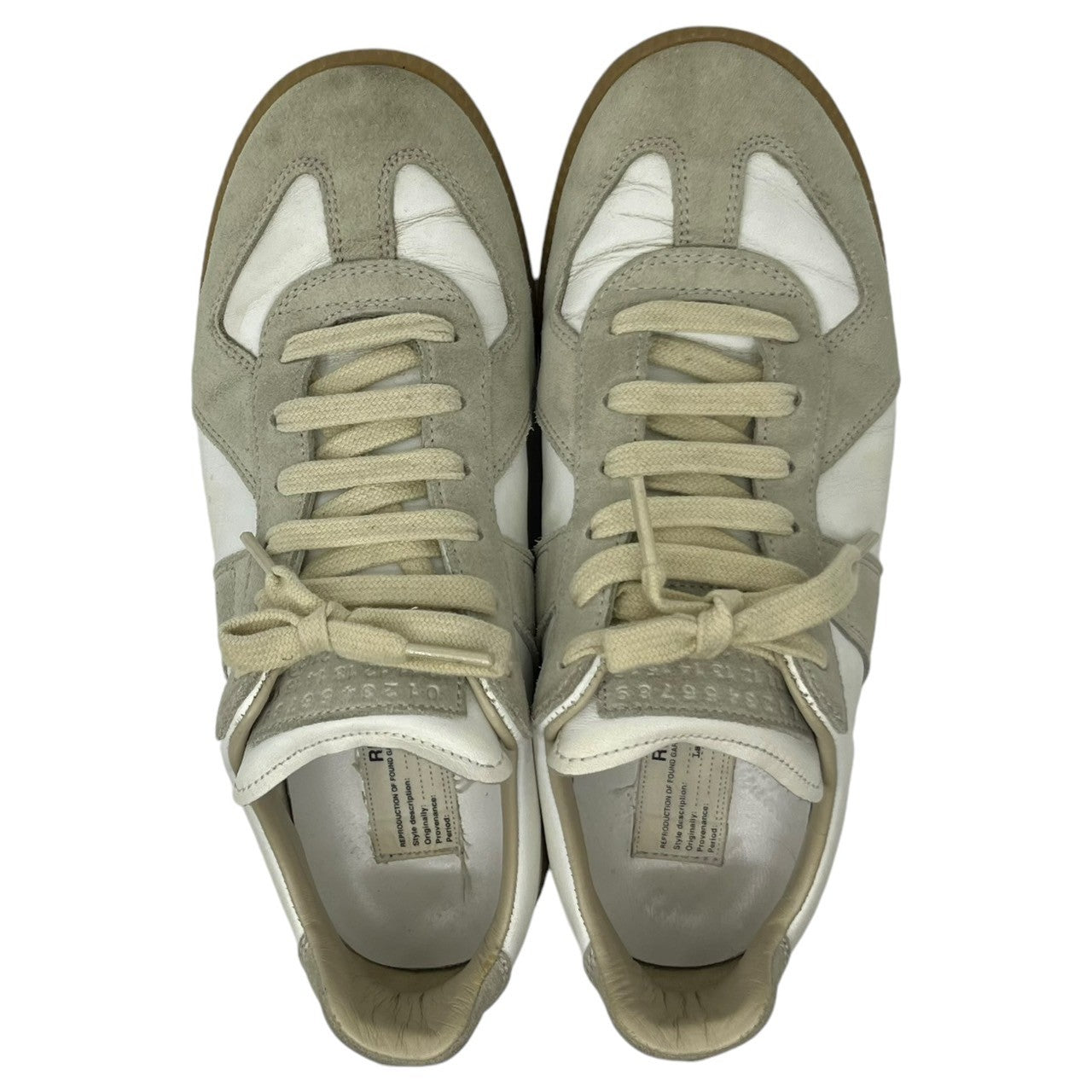 MAISON MARGIELA(メゾンマルジェラ) GERMAN TRAINER ジャーマントレーナー 36(23cm程度) グレー×ホワイト  ローカット スニーカー