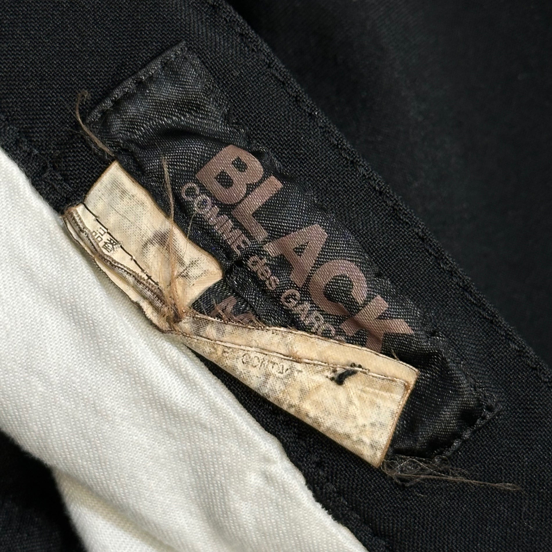 BLACK COMME des GARCONS(ブラックコムデギャルソン) Esther Cropped Tapered Slacks エステル クロップド テーパード スラックス 1L-P016 Ｍ ブラック