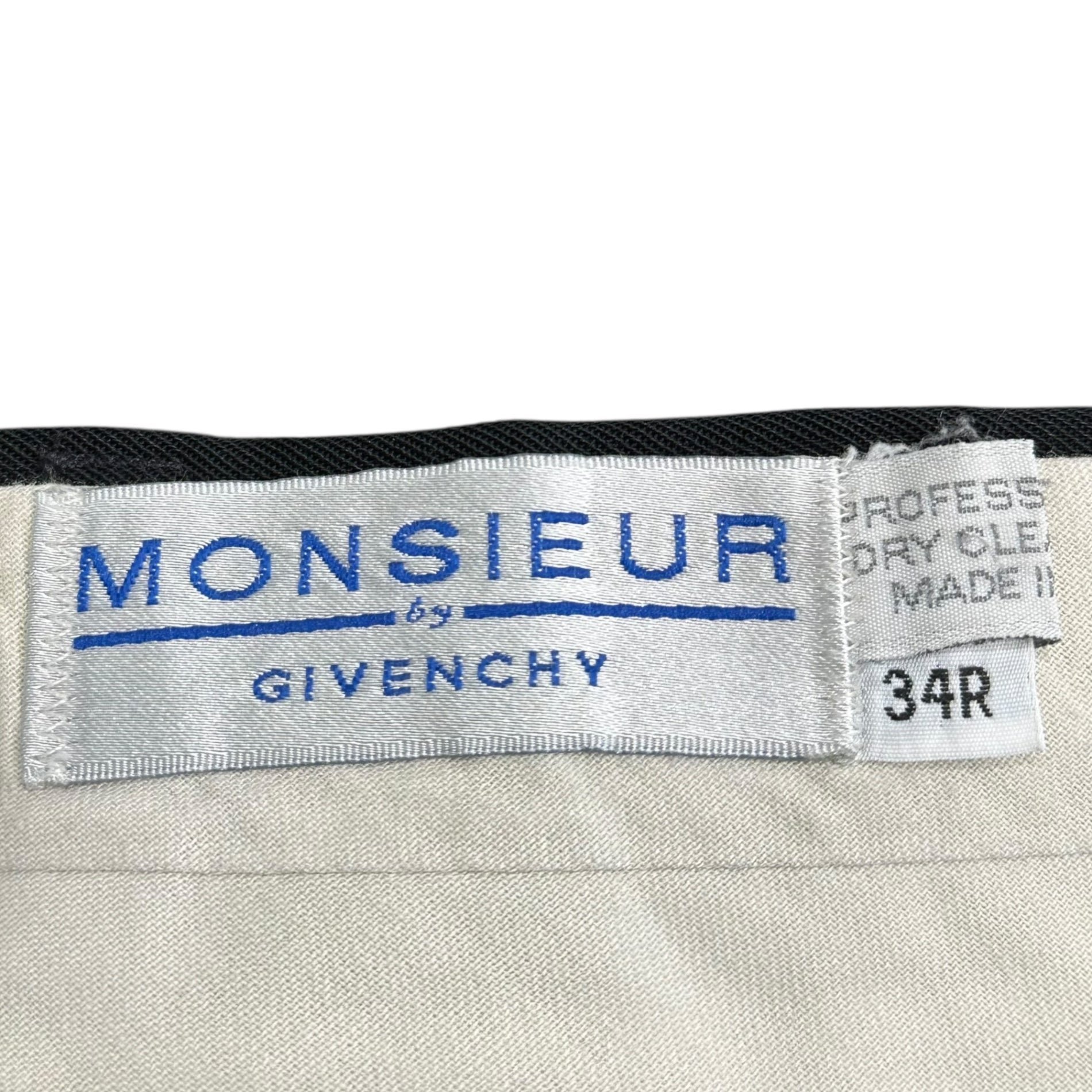 GIVENCHY(ジバンシィ) 90's Vintage Slacks ヴィンテージ スラックス パンツ 34(XS~S程度) ブラック