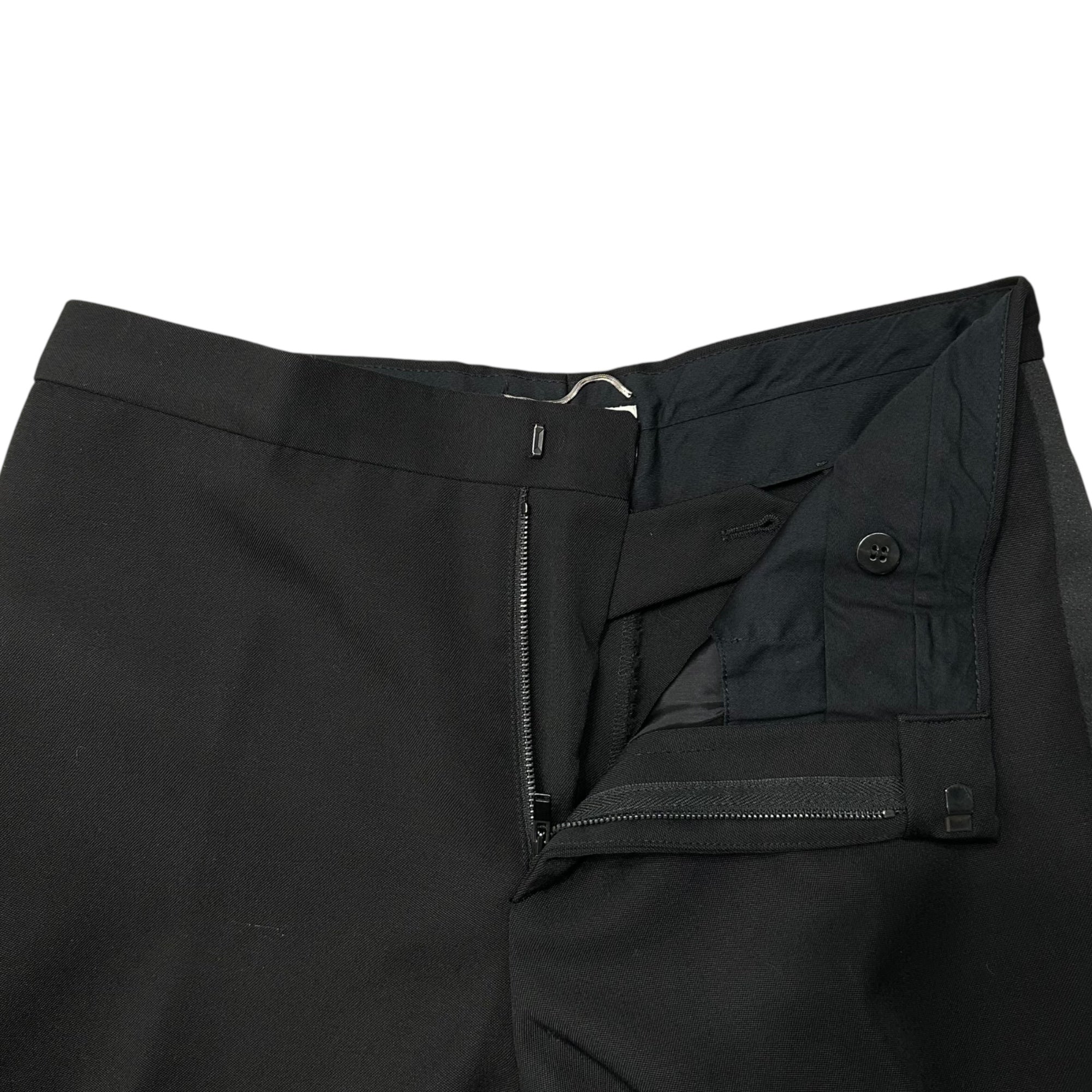 SAINT LAURENT PARIS(サンローランパリ) 16AW By Hedi Slimane 1B Smoking Jacket Setup エディ期 スモーキング ジャケット セットアップ 398910 48 ブラック エディースリマン スーツ スラックス テーラード