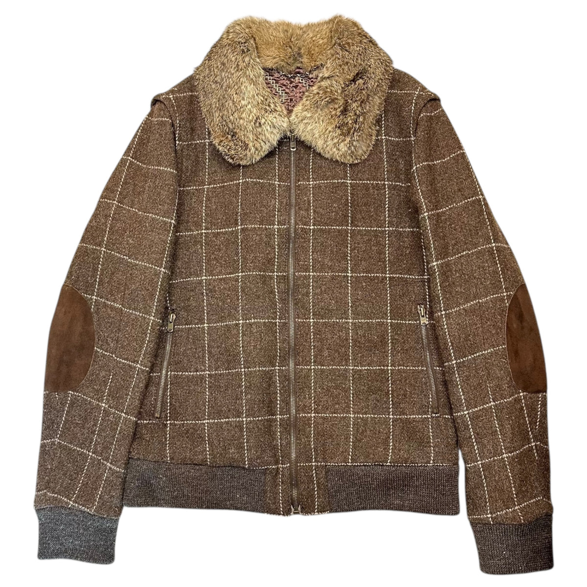 NUMBER (N)INE(ナンバーナイン) 02AW George Period Rabbit Fur Trim 