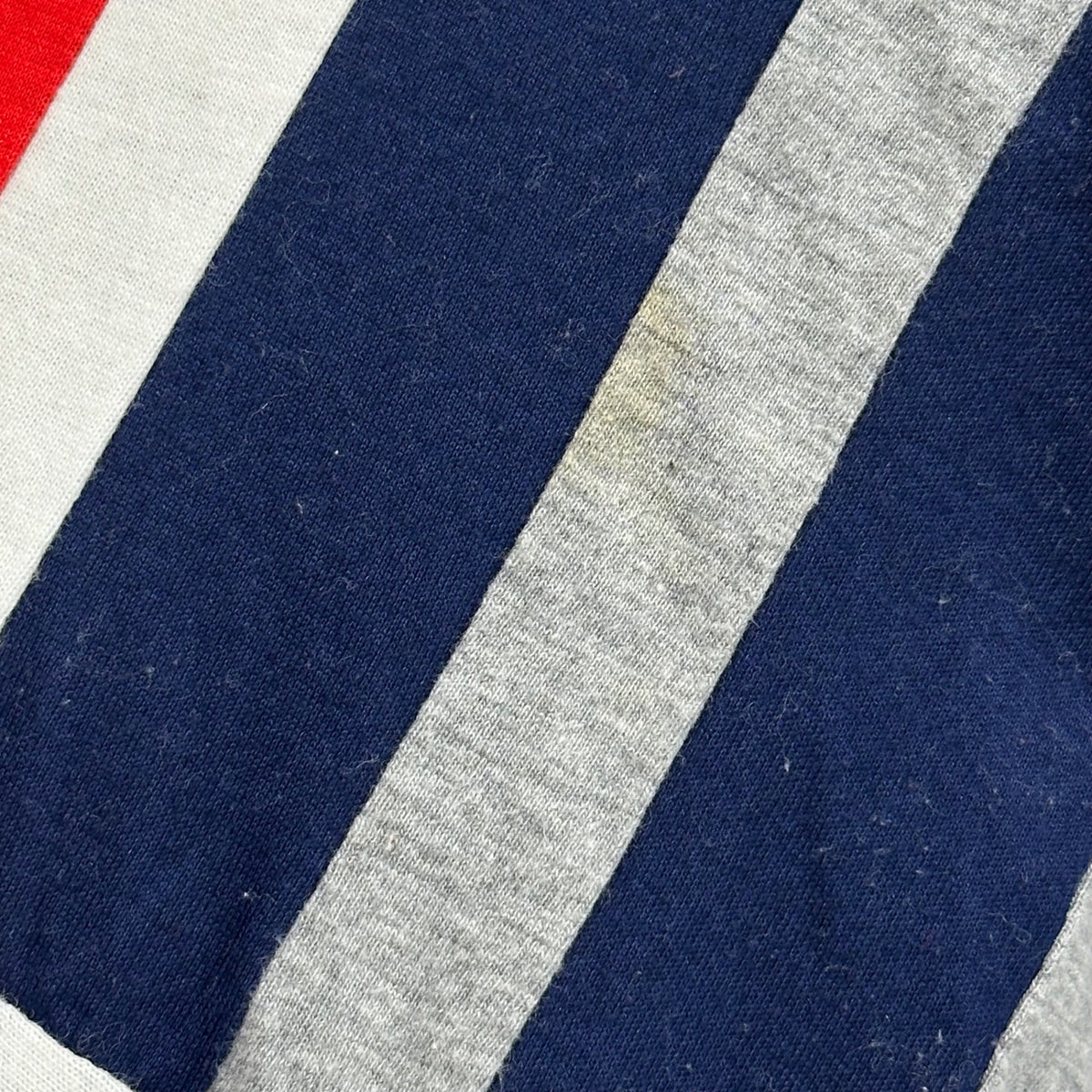 COMME des GARCONS HOMME PLUS(コムデギャルソンオムプリュス) 1997SS Mod Era Union Jack L/S T-Shirt モッズ期 ユニオンジャック 長袖 Tシャツ PT-040060  FREE グレー×ネイビー×レッド×グレー AD1996 90s アーカイブ