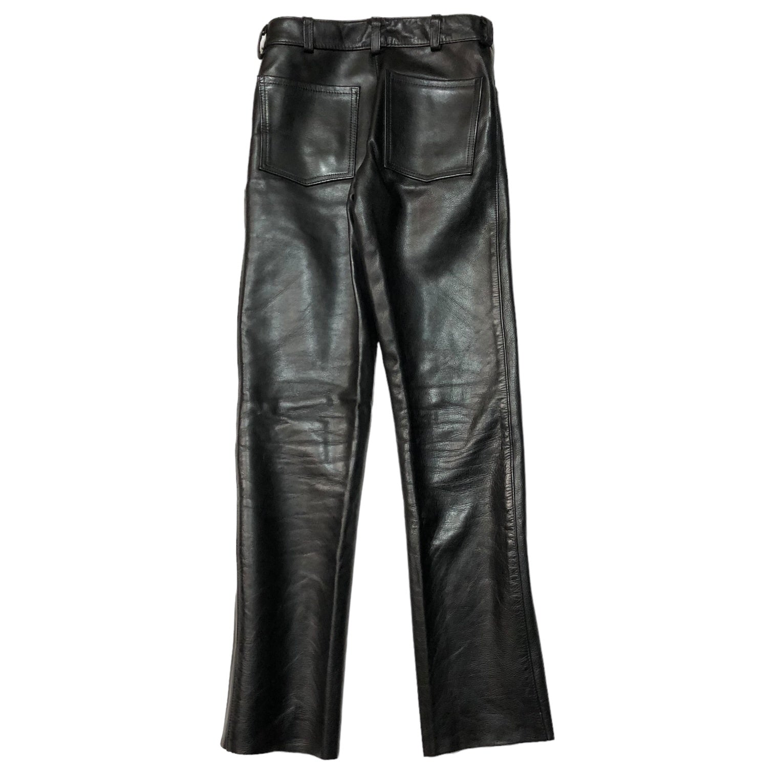 VANSON(バンソン) Biker leather pants バイカー レザー パンツ アメカジ W32 ブラック USA製