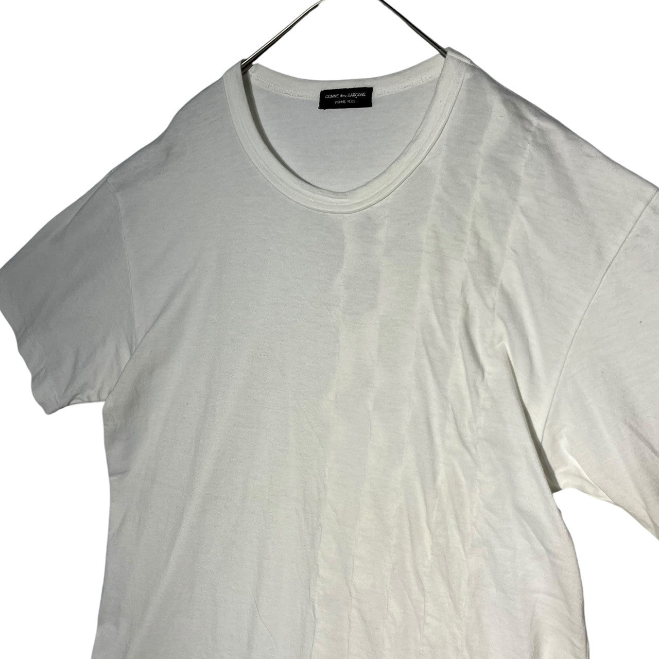 COMME des GARCONS HOMME PLUS(コムデギャルソンオムプリュス) 99SS ruffle T-SHIRT フリル期 裏フリルTシャツ アーカイヴ PT-100340 FREE(L程度) ホワイト AD1998