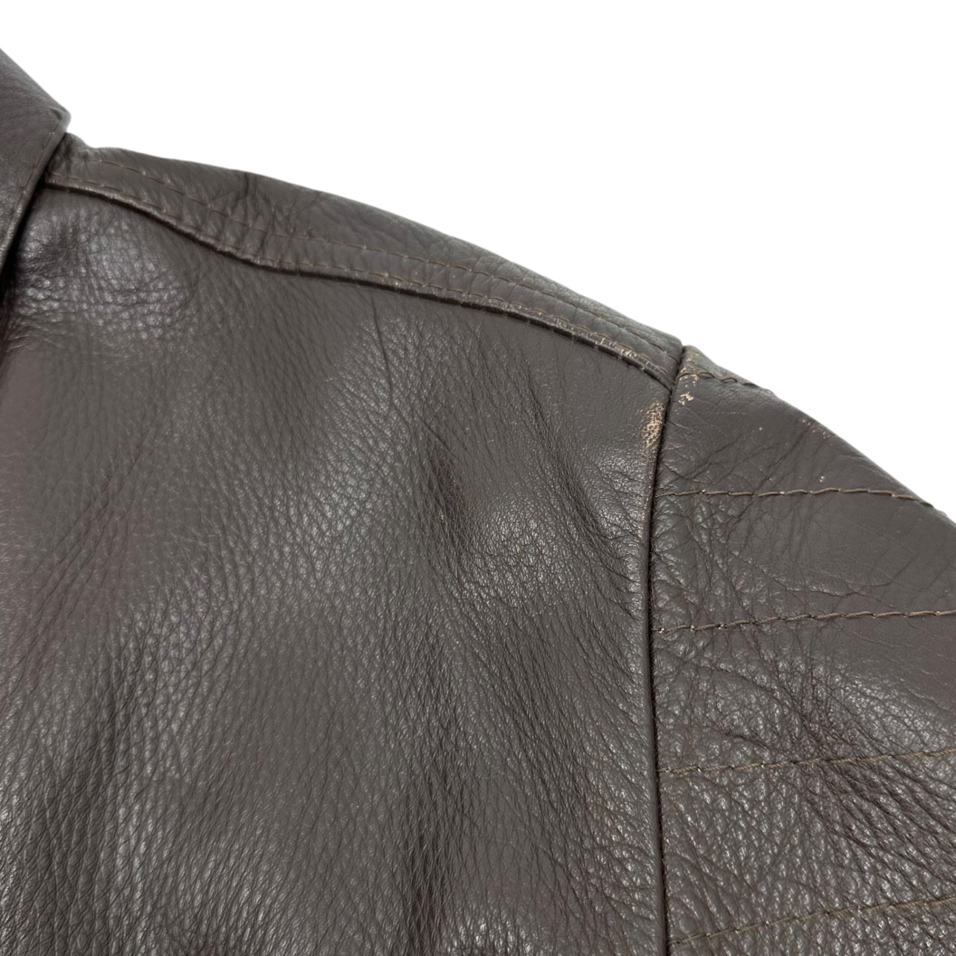 BIGI(ビギ) 80's Leather Rider Jacket レザー ライダース ジャケット 46(S程度) ダークブラウン ヴィンテージ 80年代 古着 初期