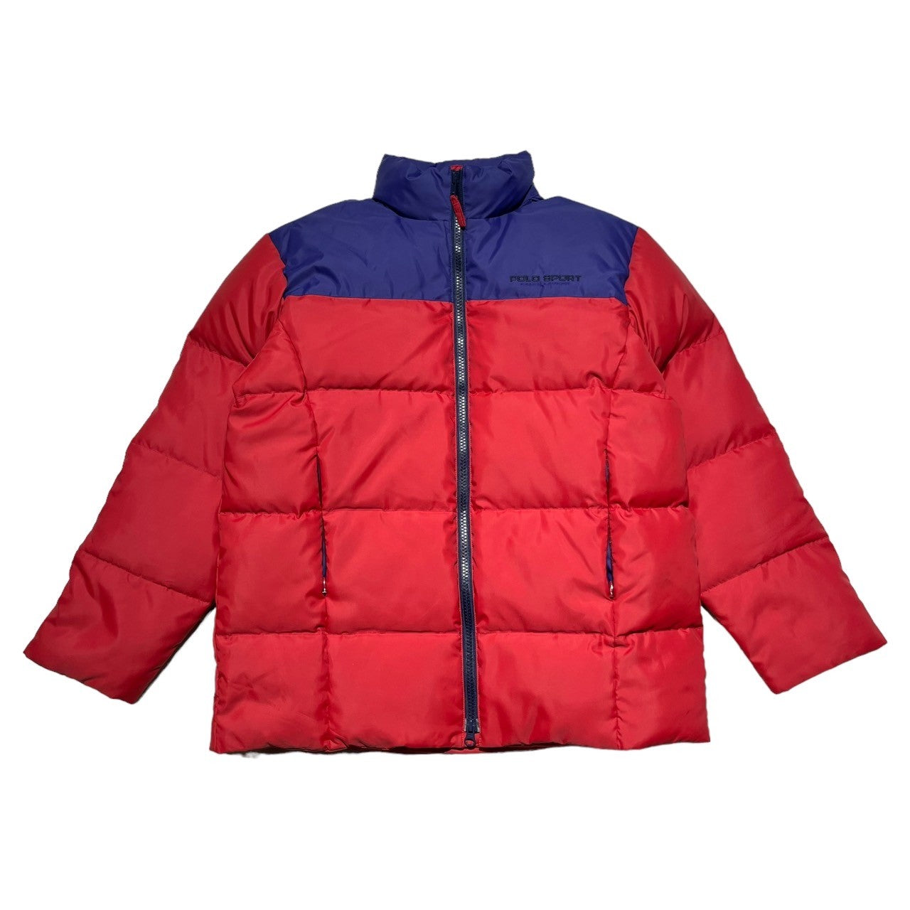 POLO SPORT(ポロスポーツ) 00's Bicolor nylon down jacket バイカラー ナイロン ダウン ジャケット