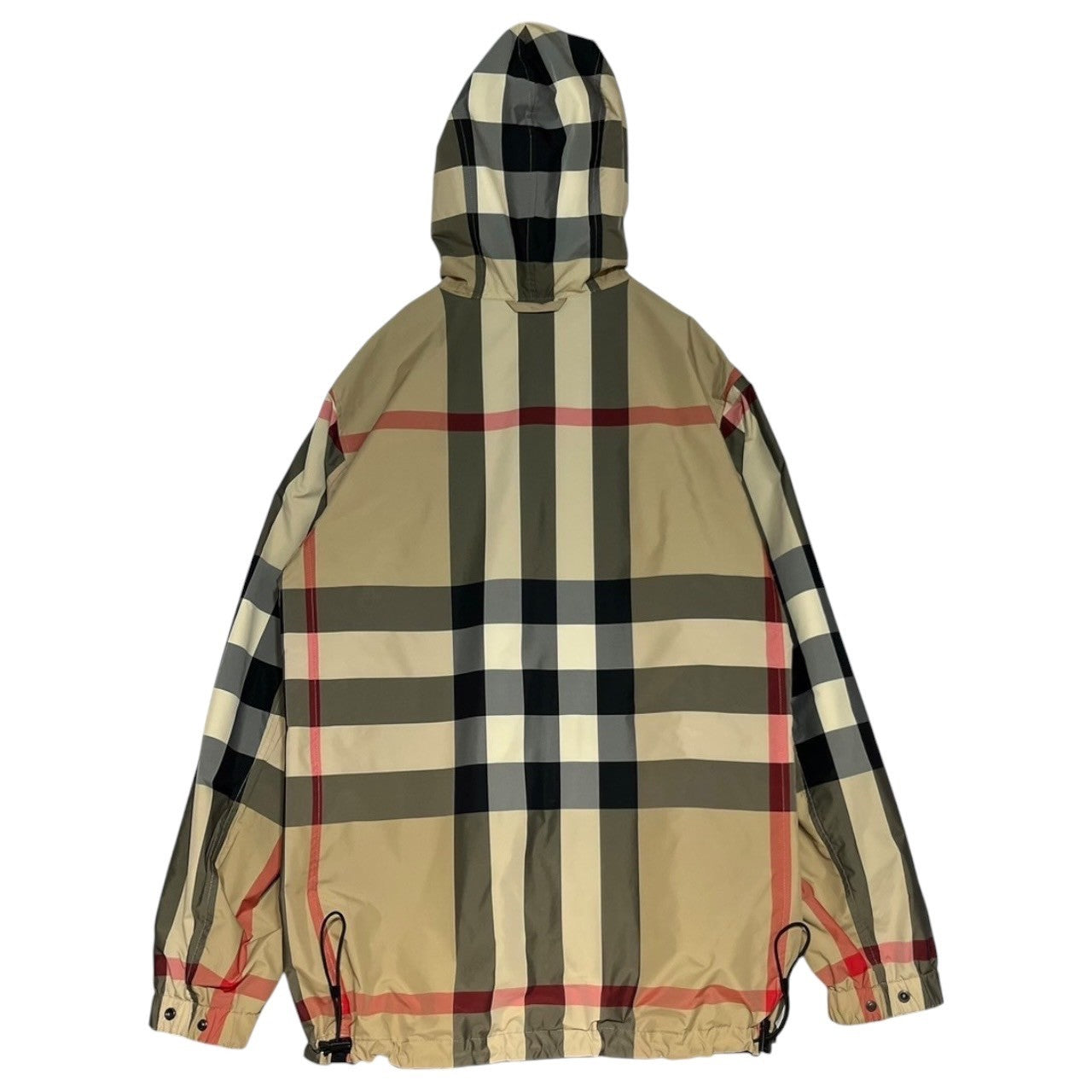 BURBERRY(バーバリー) Burberry Reversible Check Hooded Jacket チェックフーデッドジャケット バーバリーチェック 8043403/71E L ベージュ×ブラック リバーシブル