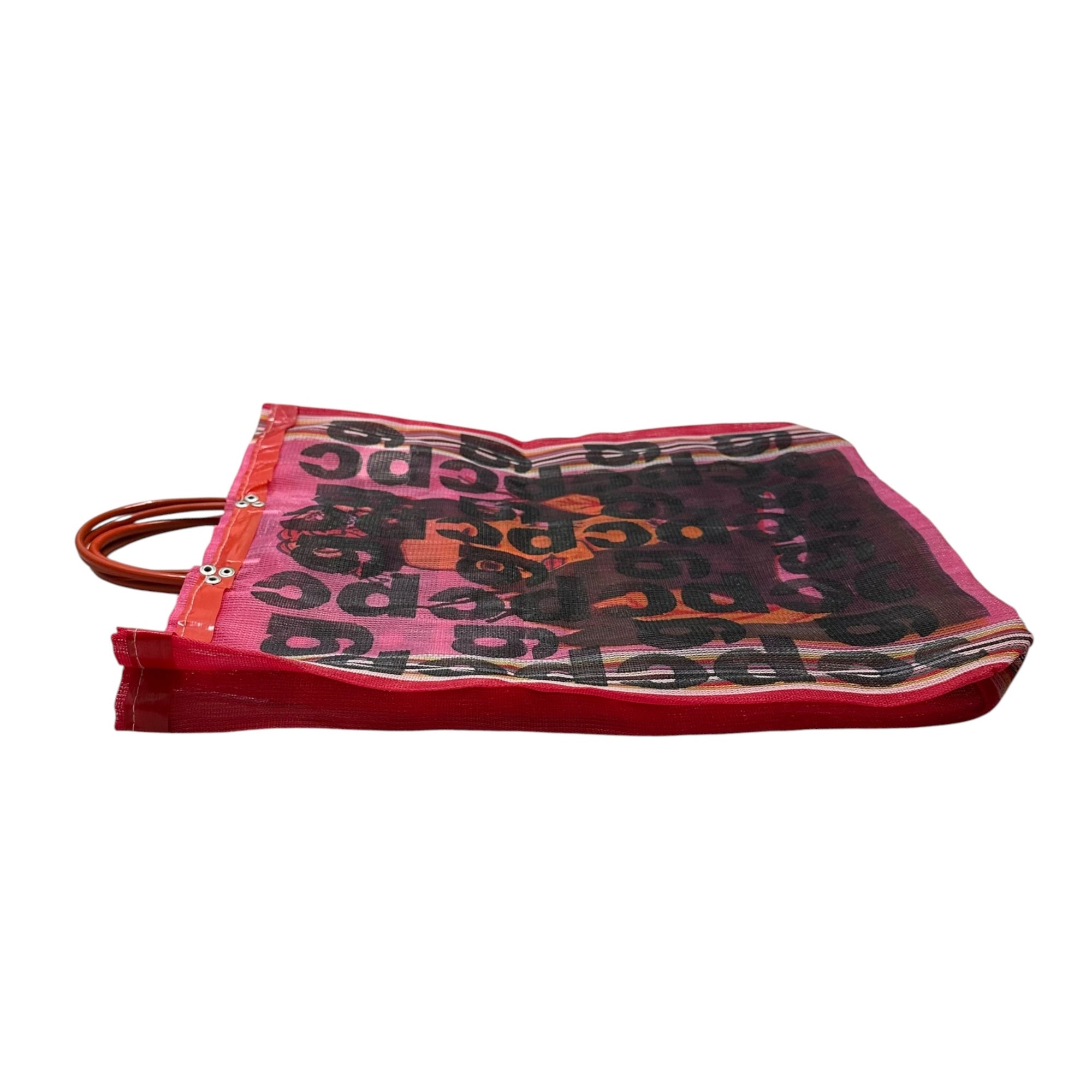 COMME des GARCONS(コムデギャルソン) 2019AW Mesh tote bag メッシュ トートバッグ OD-K 202 レッド×ピンク