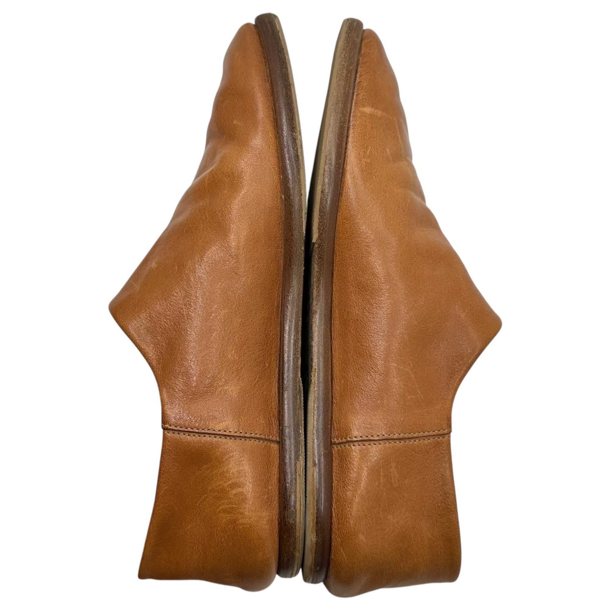 MAISON MARGIELA(メゾンマルジェラ) Tabi Babouche 足袋 バブーシュ レザー スリッポン 41(26.5cm程度) キャメル