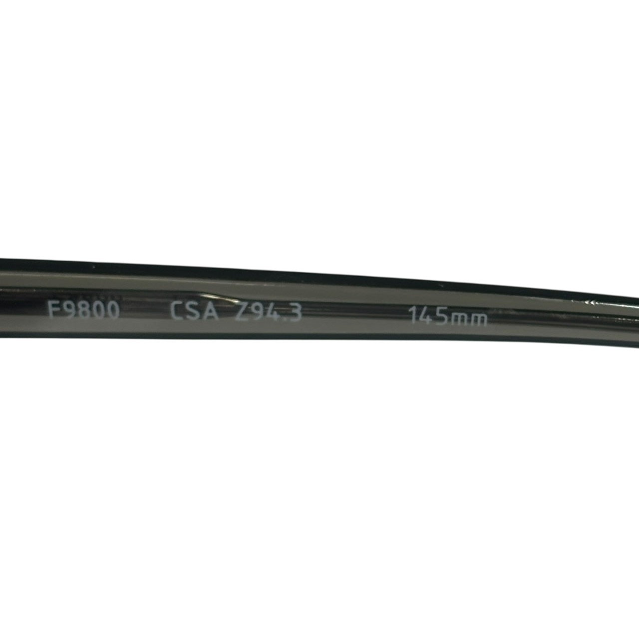 PENTAX(ペンタックス) Boston clear frame sunglasses ボストン型 クリア フレーム サングラス F9800 48□20 145mm カーキグレー 薄いグレーレンズ Safety Rx Eyewear by HOYA