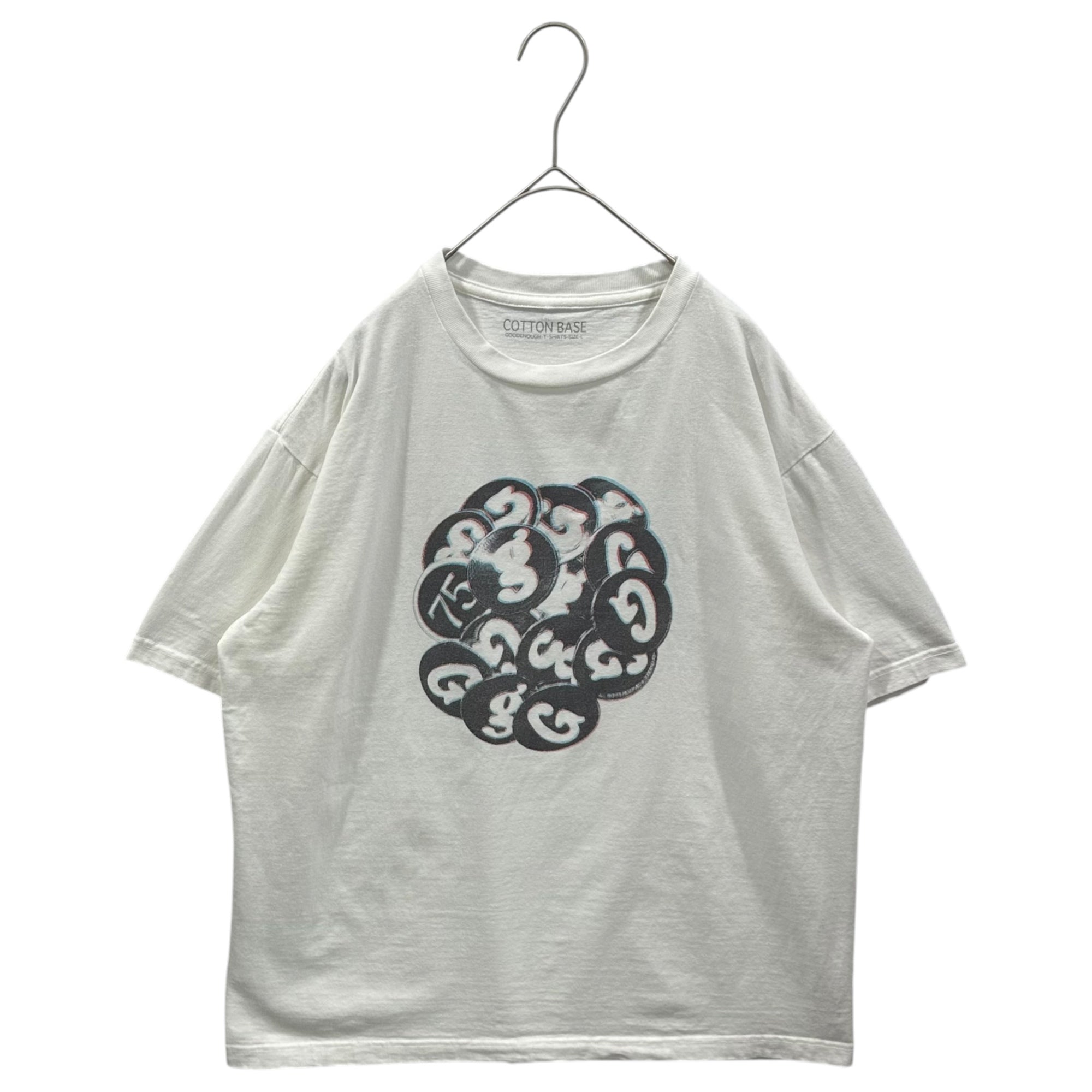 GOODENOUGH(グッドイナフ) 00's cotton base  Ball Graphic S/S T-Shirt ボール グラフィック 半袖 Tシャツ L ホワイト