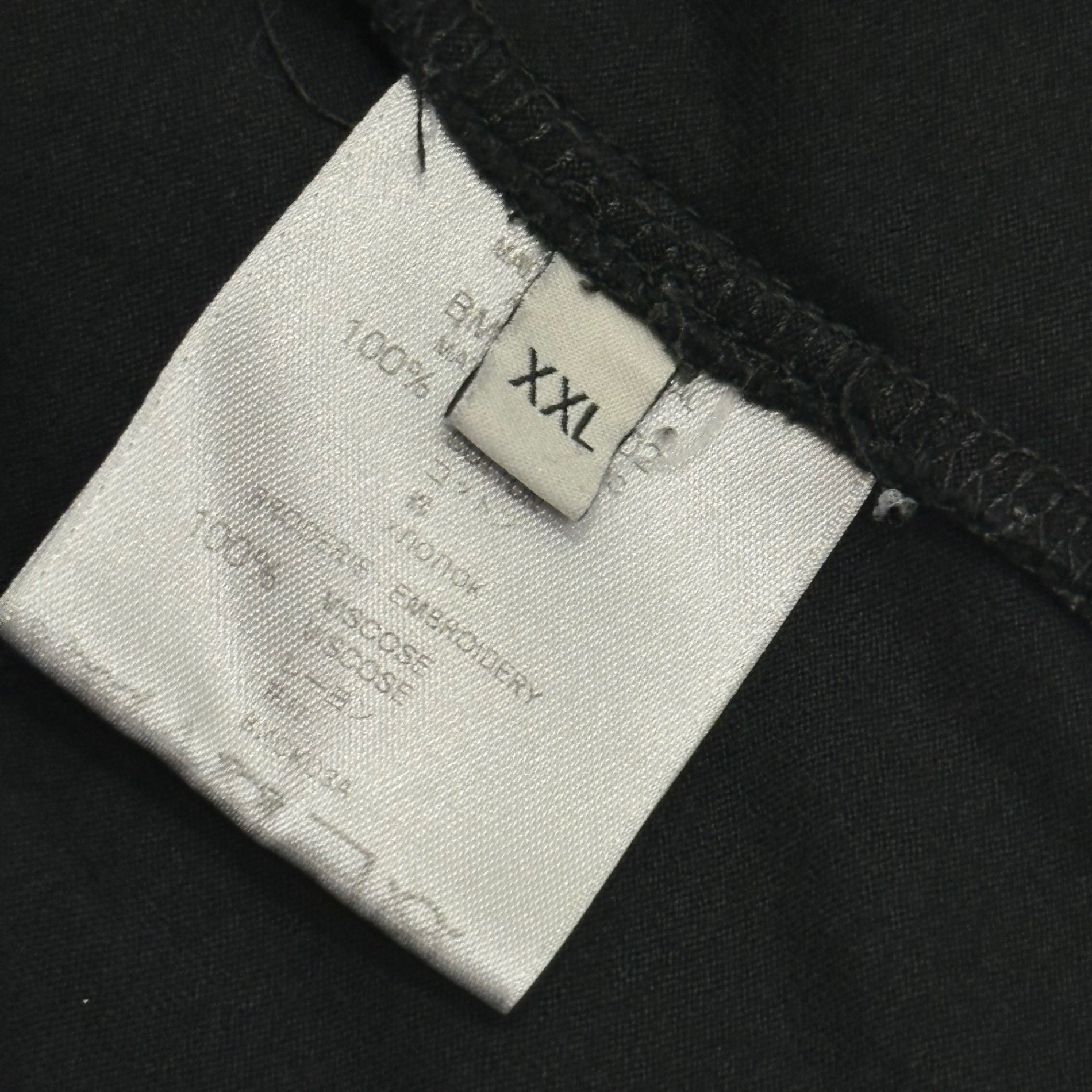 GIVENCHY(ジバンシィ) 2019AW Layered-Logo Crew-Neck T-Shirt 重ね ロゴ クルーネック Tシャツ BM70UK3002 XXL ブラック×ホワイト×レッド