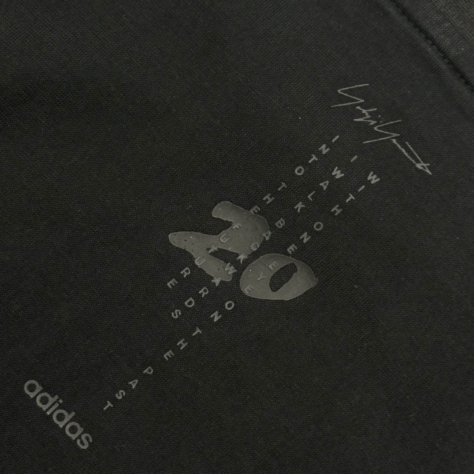 Y-3(ワイスリー) M CH1 SS TEE - LARGE LOGO 20周年 ラージロゴ Tシャツ HG6093 M ブラック×ホワイト