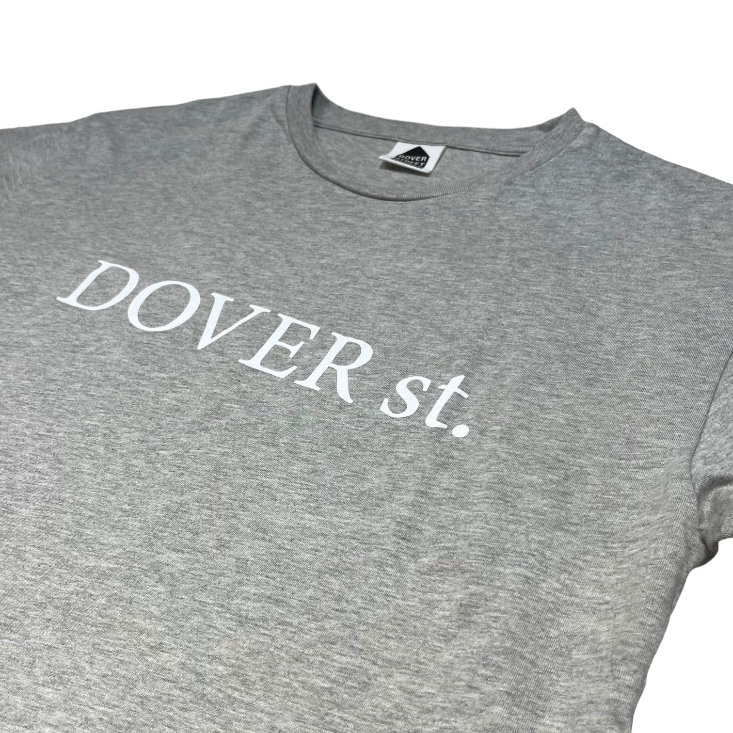 Dover Street Market×fragment design (ドーバー ストリート マーケット×フラグメント) "DOVER st." logo T-shirt ロゴ Tシャツ M グレー