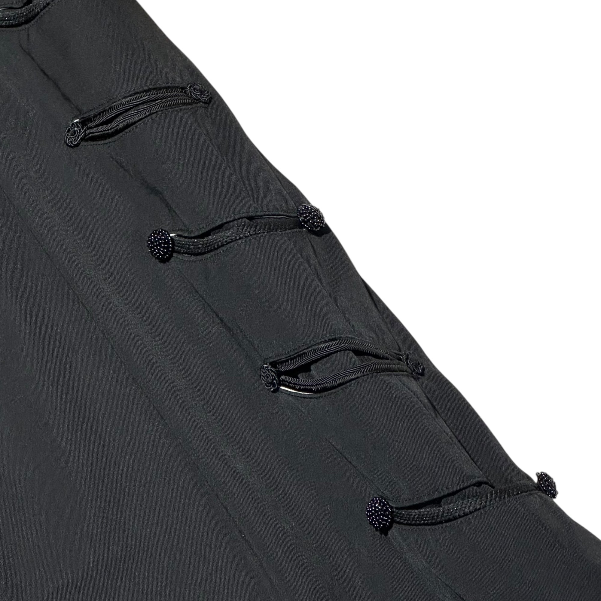 COMME des GARCONS COMME des GARCONS(コムデギャルソンコムデギャルソン) 06AW 6-pocket decorative straight slacks pants 6段 ポケット 装飾 ストレート スラックス パンツ RR-P002 SS ブラック AD2006