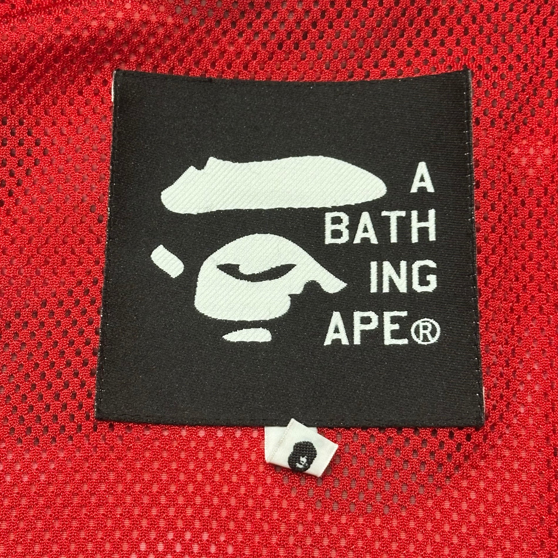 A BATHING APE(アベイシングエイプ) 2005'S Color Camouflage Zip-Up Coach Jacket カラー カモ ジップアップ コーチ ジャケット  M レッド 00's アーカイブ