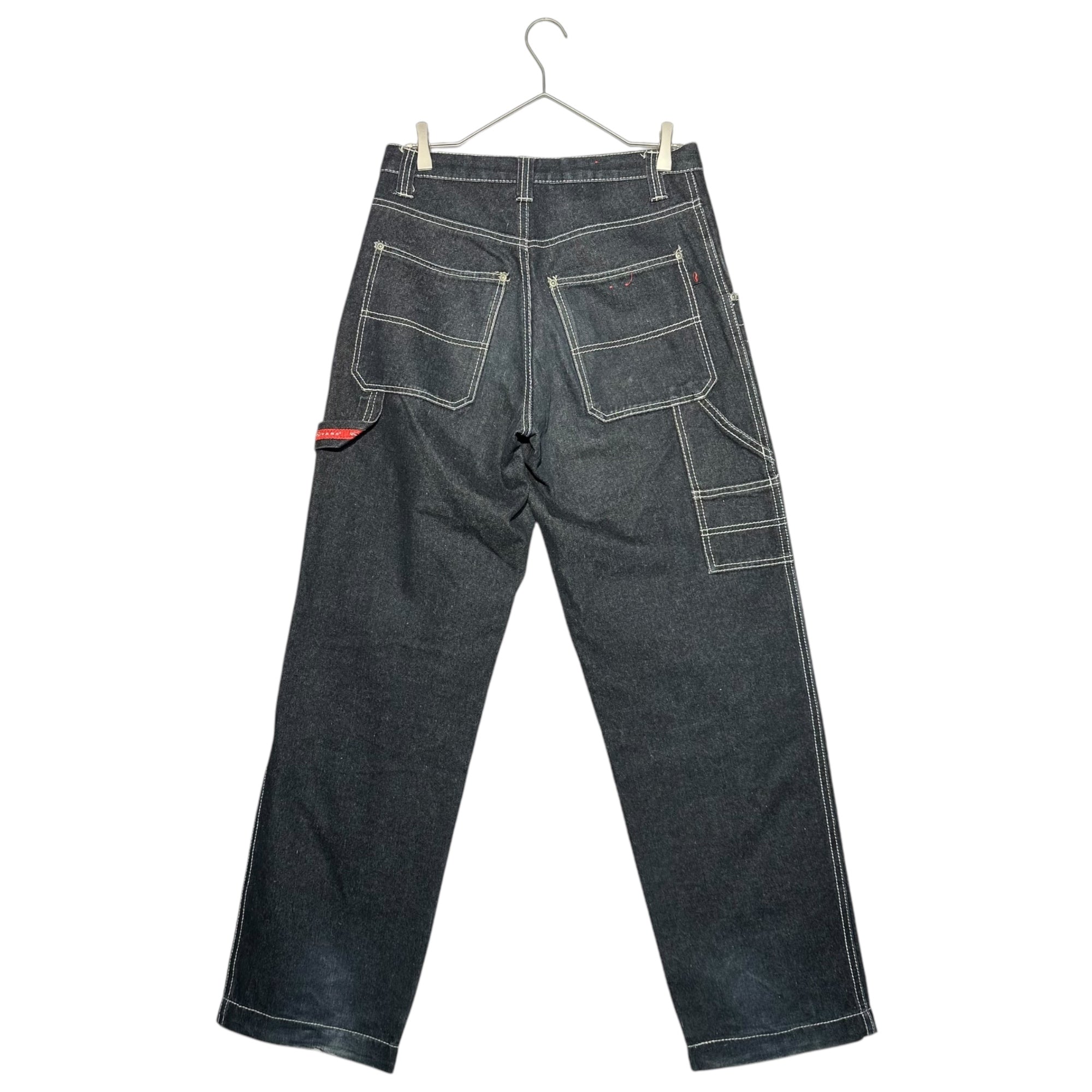 VANS(バンズ) 90's baggy painter denim pants バギー ペインター デニム パンツ 30 ブラック 90年代 OLD ヴィンテージ