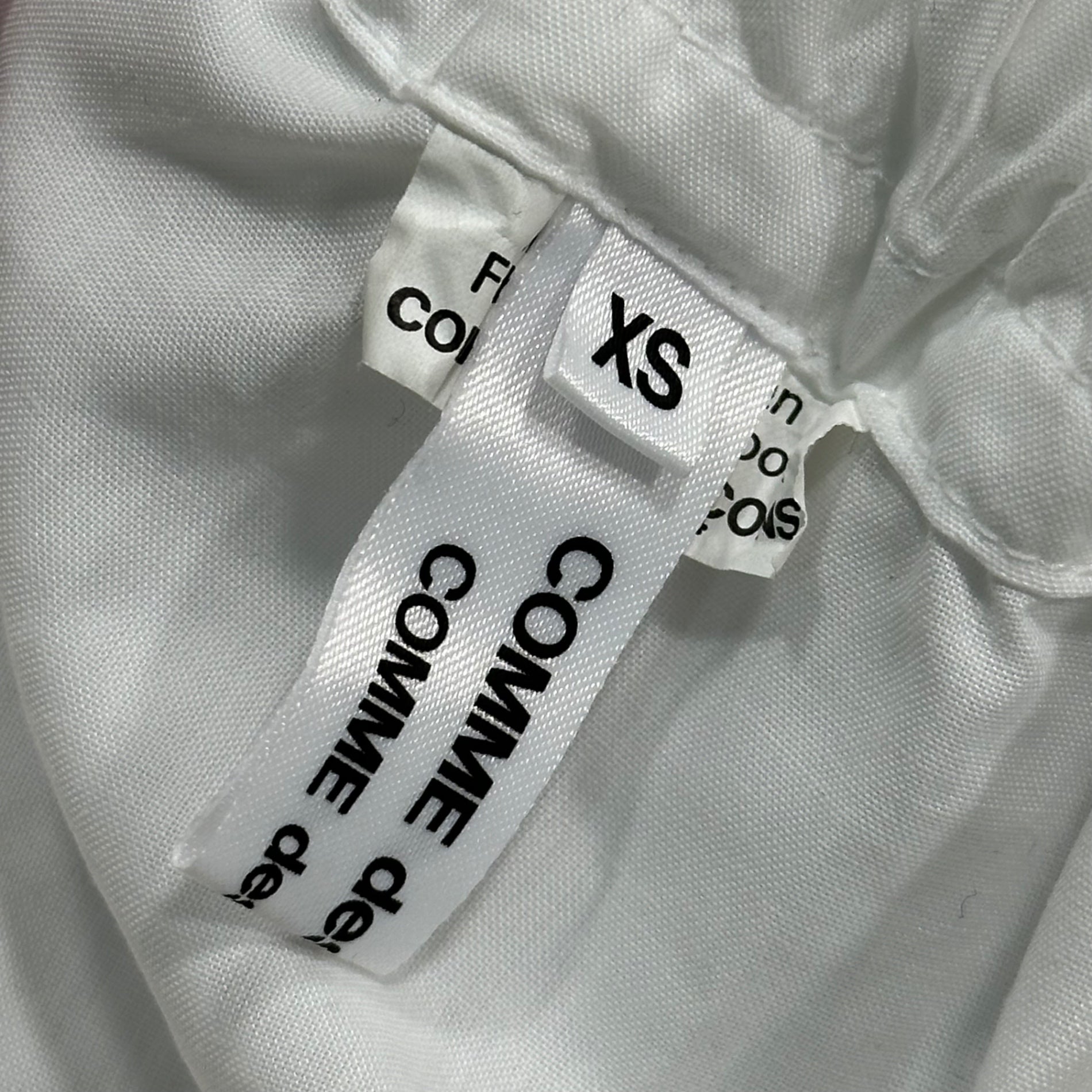 COMME des GARCONS COMME des GARCONS(コムデギャルソンコムデギャルソン) 20SS Balloon Sleeve Clown Gathered Blouse バルーンスリーブ ピエロ ギャザー ブラウス RE-B007 XS ホワイト AD2019