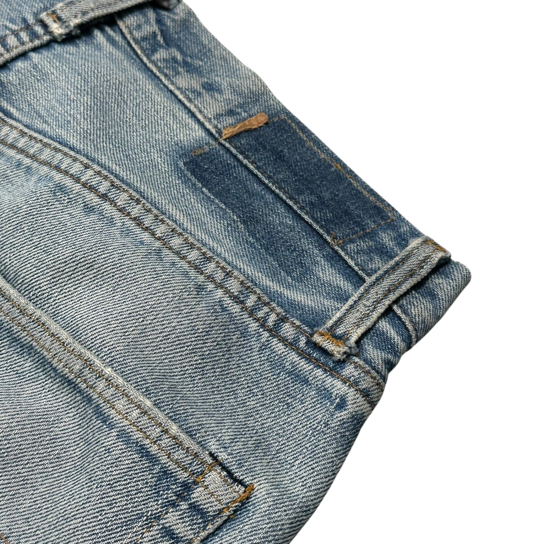 Levi's(リーバイス) 1973～1976's 501 Early 66 Model Vintage Denim Pants 66前期 ヴィンテージ デニム パンツ 実寸約W32 ライトインディゴ 70's 70年代 赤耳 ボタン裏6 66シングル