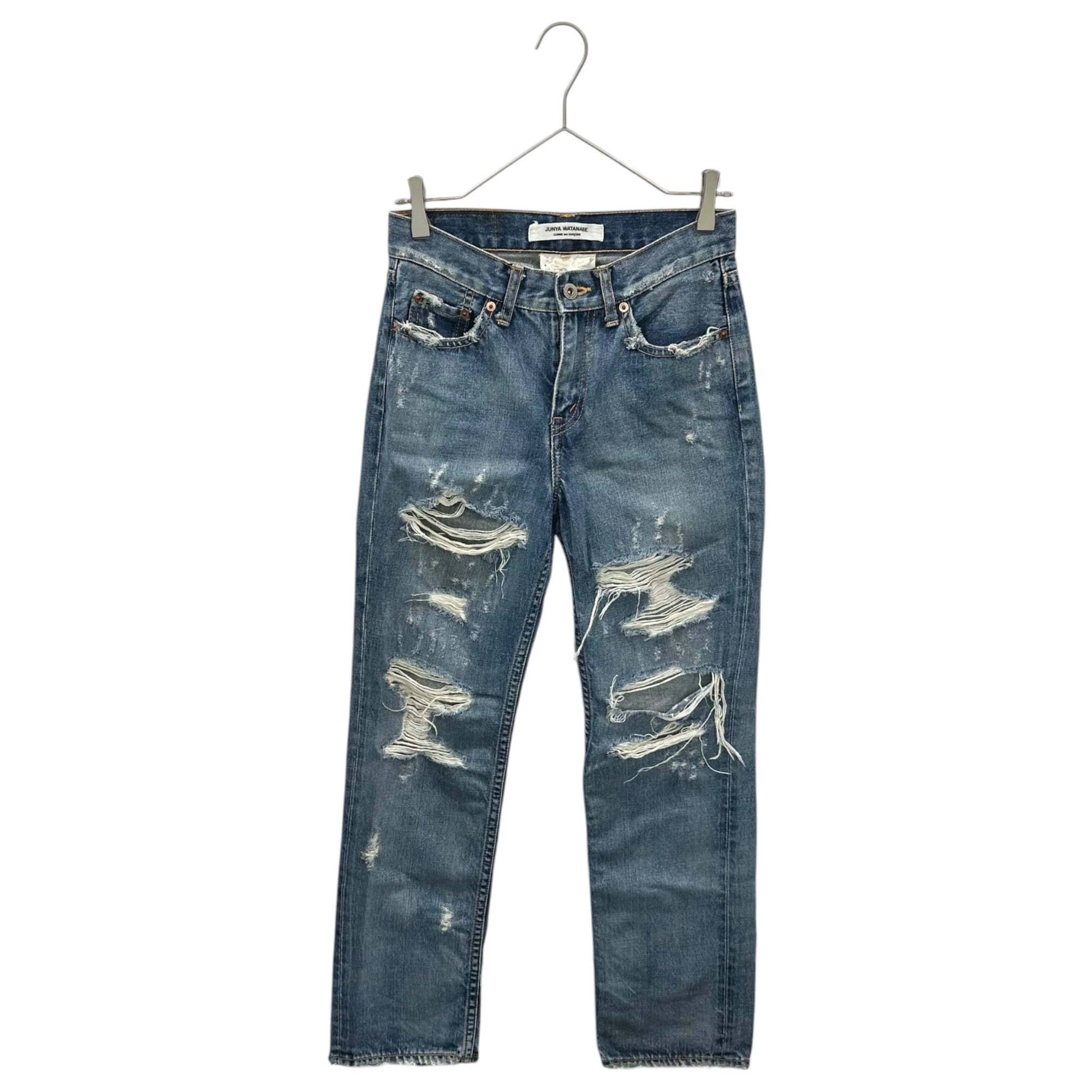 JUNYA WATANABE COMME des GARCONS(ジュンヤワタナベコムデギャルソン) 2005AW Destroyed Denim Pants デストロイ デニム パンツ JP-P058 S インディゴ 00's AD2005