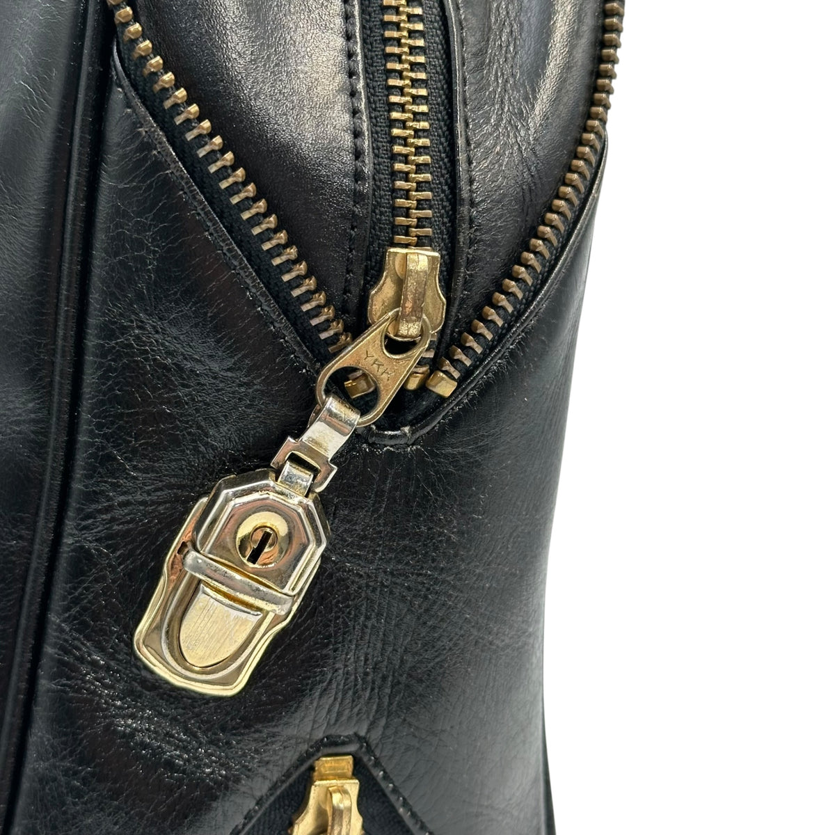 Katsuyuki Yoshida for COMME des GARCONS(カツユキヨシダフォーコムデギャルソン) Aoyama-Exclusive Box Calfskin Leather Handbag 青山限定 ボックス カーフ レザー ハンドバッグ ブラック PORTER吉田氏コラボ