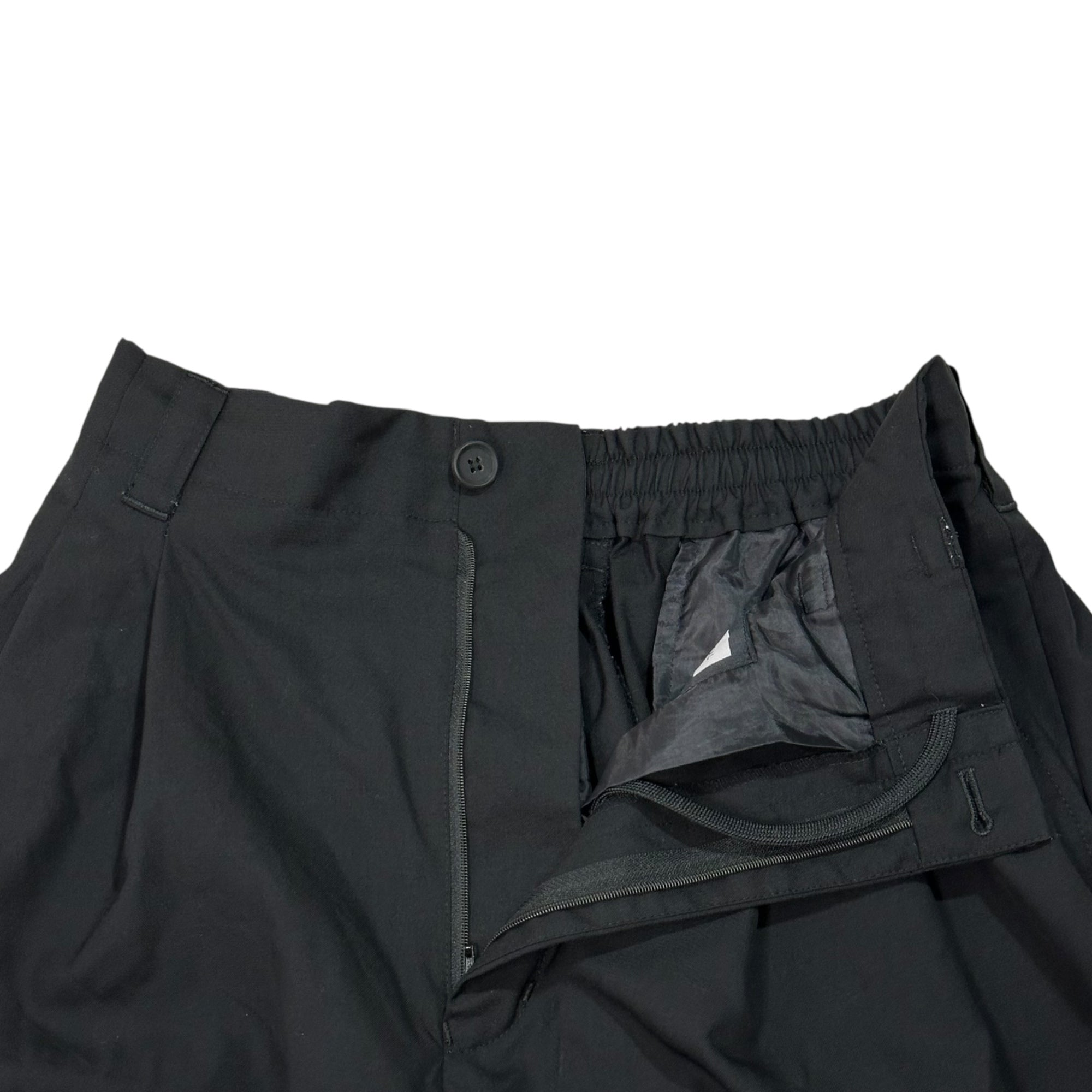 MAISON SPECIAL(メゾンスペシャル) Shonhel Twill Two-Tuck Wide Pants ションヘル ツイル ツータック ワイド パンツ 11231461202 00(XS~S程度) ブラック