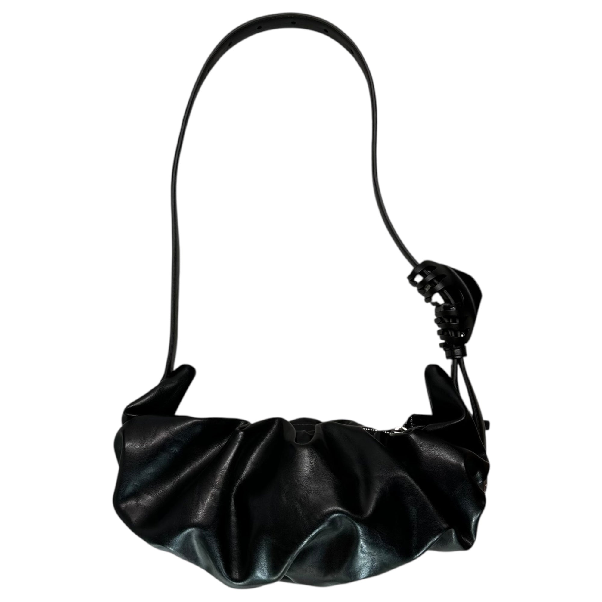 DIESEL(ディーゼル) Grab-D Hobo S ショルダー バッグ P8657 ブラック ワンショルダー ギャザー