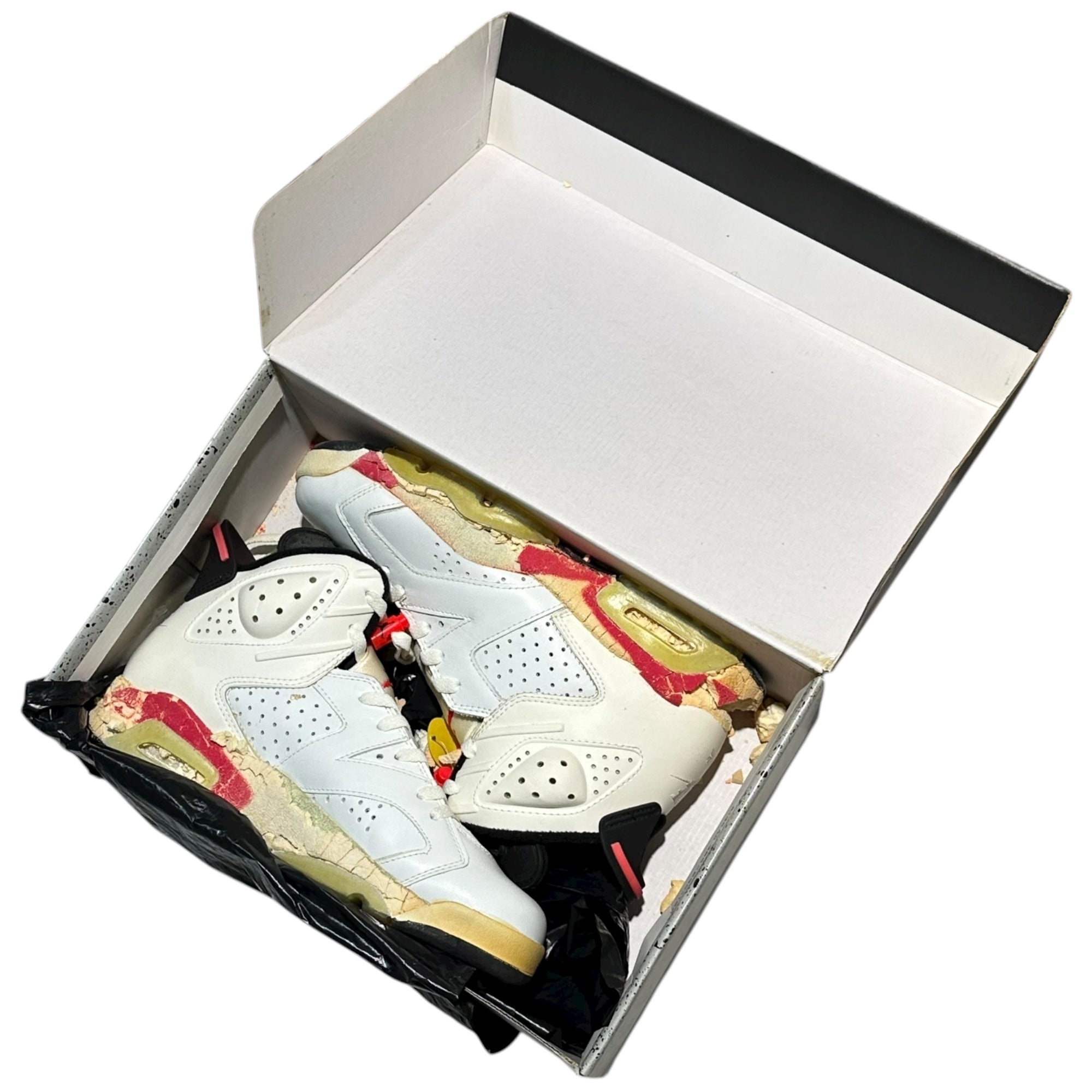 NIKE(ナイキ) 1991 Air Jordan 6 OG "Infrared" エアジョーダン 6 オリジナル  4389 27cm ホワイト×レッド 90's 90年代 ヴィンテージ スニーカー