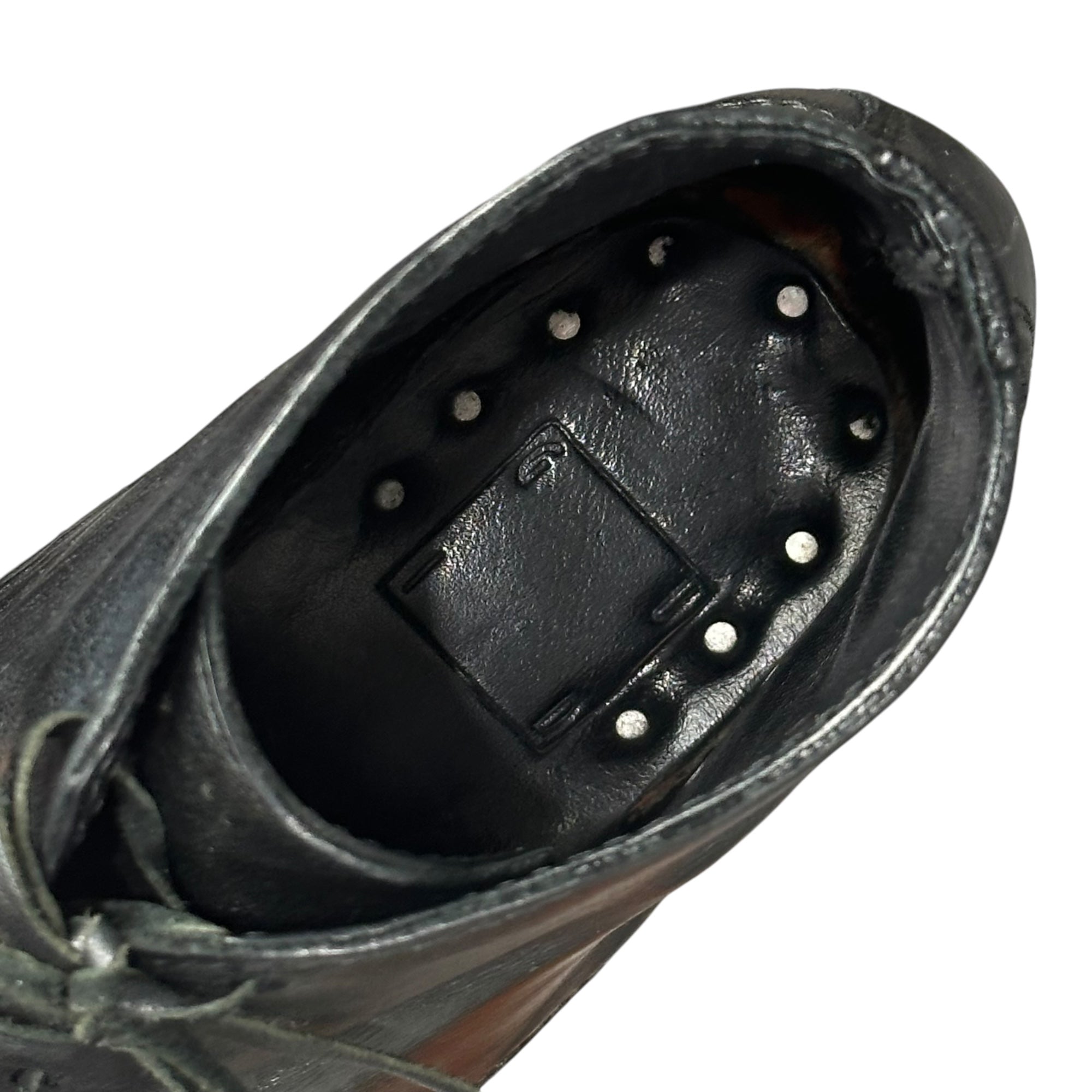 GUIDI(グイディ) Ankle Boots アンクル ブーツ 994 42(約26.5cm〜27.0cm) ブラック チャッカ 革靴 シューズ
