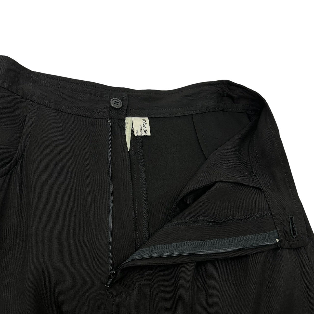 robe de chambre COMME des GARCONS(ローブドシャンブルコムデギャルソン) 80's Acetate Long Tight Skirt 80年代 アセテート ロング タイト スカート RS-080080 FREE ブラック AD表記無し 川久保玲 本人期