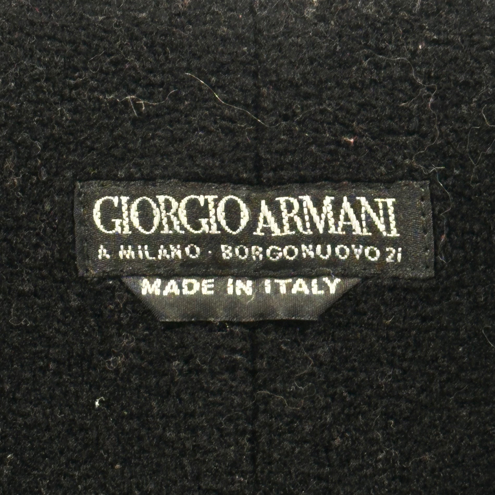 GIORGIO ARMANI(ジョルジオアルマーニ) 80's Wool and Viscose Corduroy Long Coat 80年代 ウール ビスコース コーデュロイ ロング コート Soprabito Don 2612122 42 ベージュ×ブラック