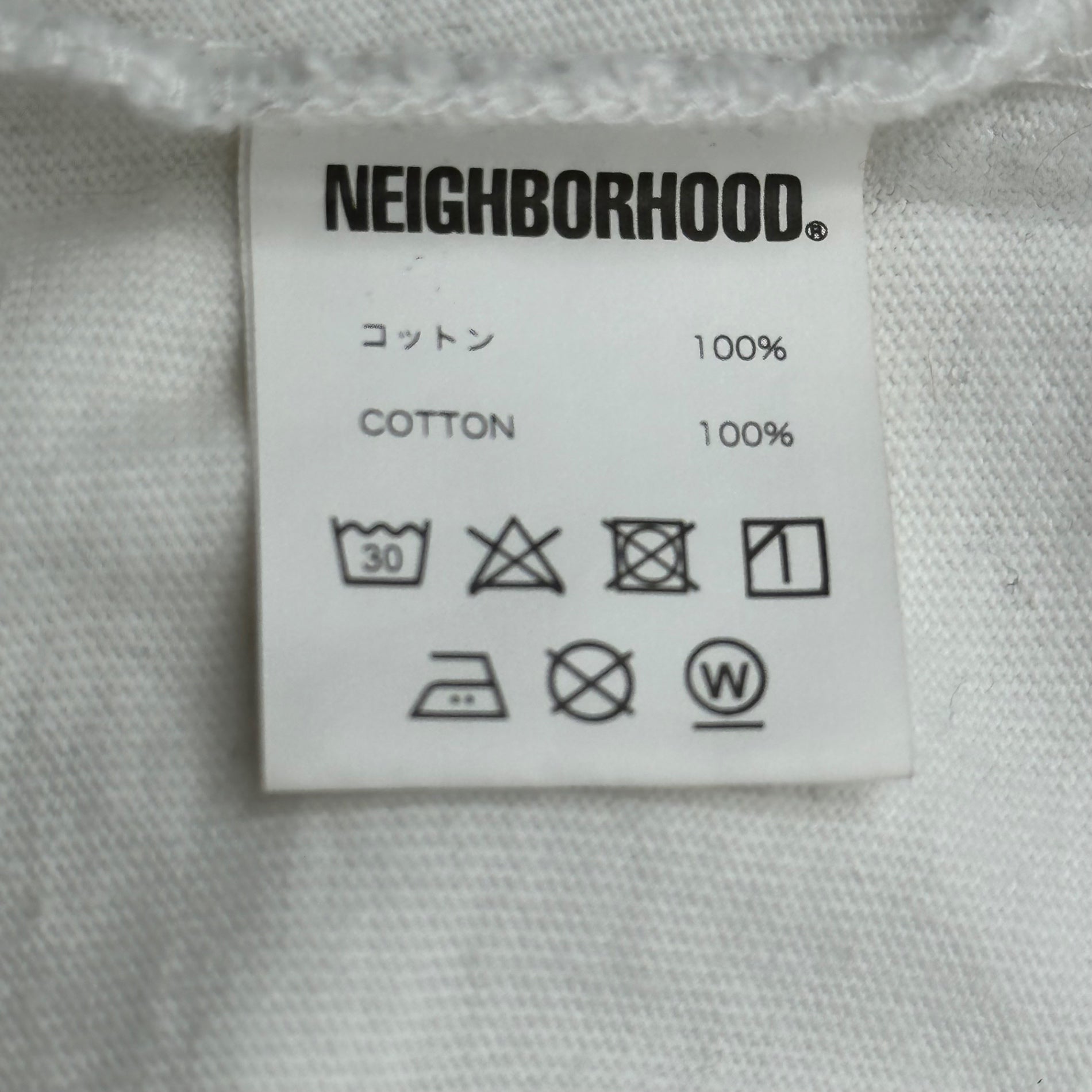 NEIGHBORHOOD(ネイバーフッド) 23SS × David Gwyther NH X DSC CREWNECK SS-3 グラフィック プリント Tシャツ 231PCDSN-CS03 L ホワイト 鮫 サメ