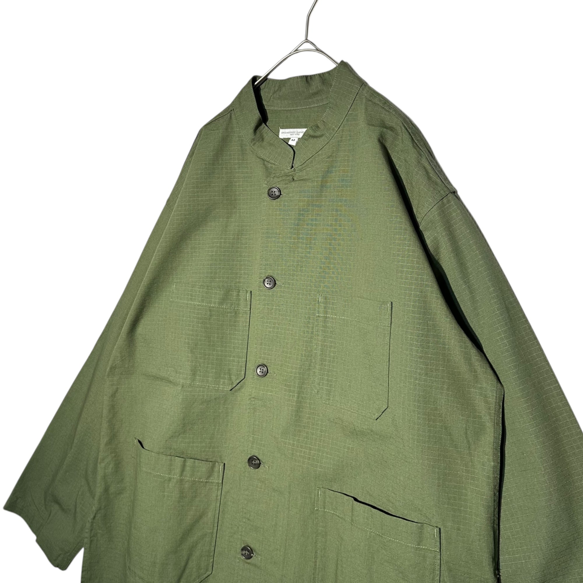 Engineered Garments(エンジニアードガーメンツ) 22SS Dayton Shirt Olive Cotton Ripstop デイトン シャツ リップストップ M カーキ ミリタリー ジャケット