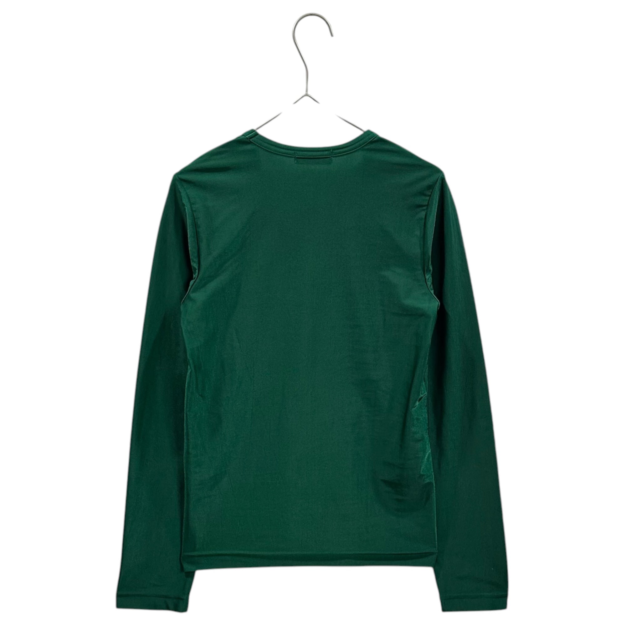 COMME des GARCONS(コムデギャルソン) 1990's Stretch L/S Cut & Sew Top ストレッチ 長袖 カットソー GT-040290 FREE グリーン AD1996 90年代