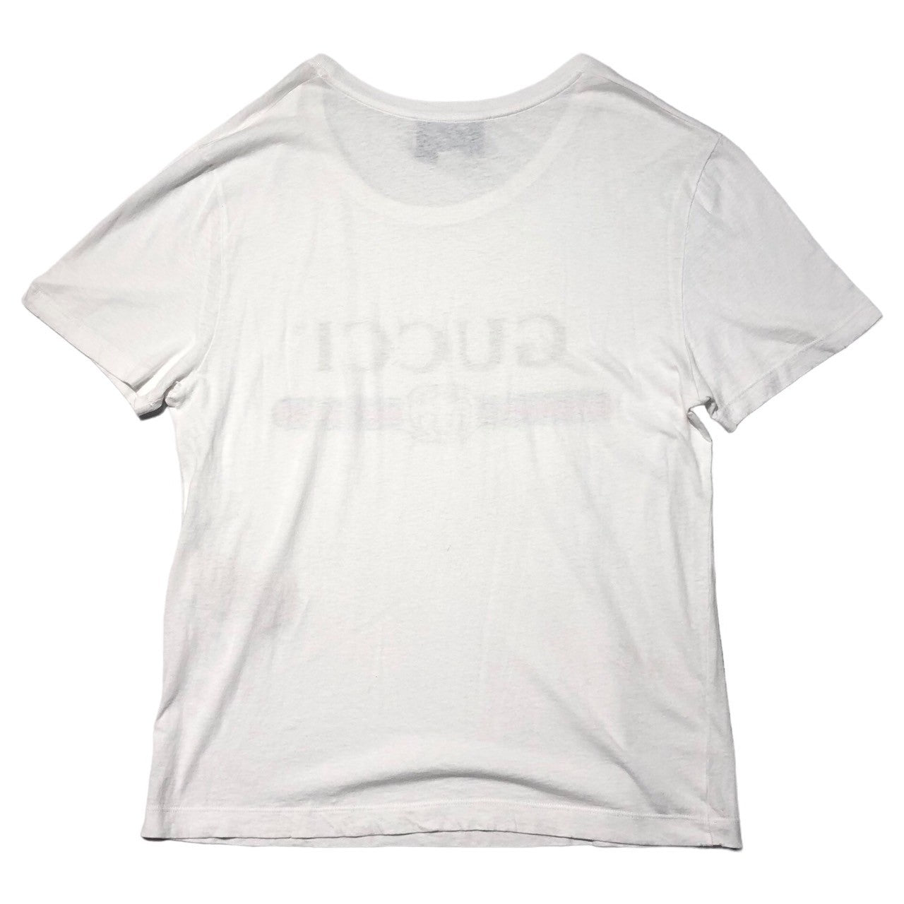 GUCCI(グッチ) ロゴウォッシュドオーバーサイズTシャツ XS ホワイト