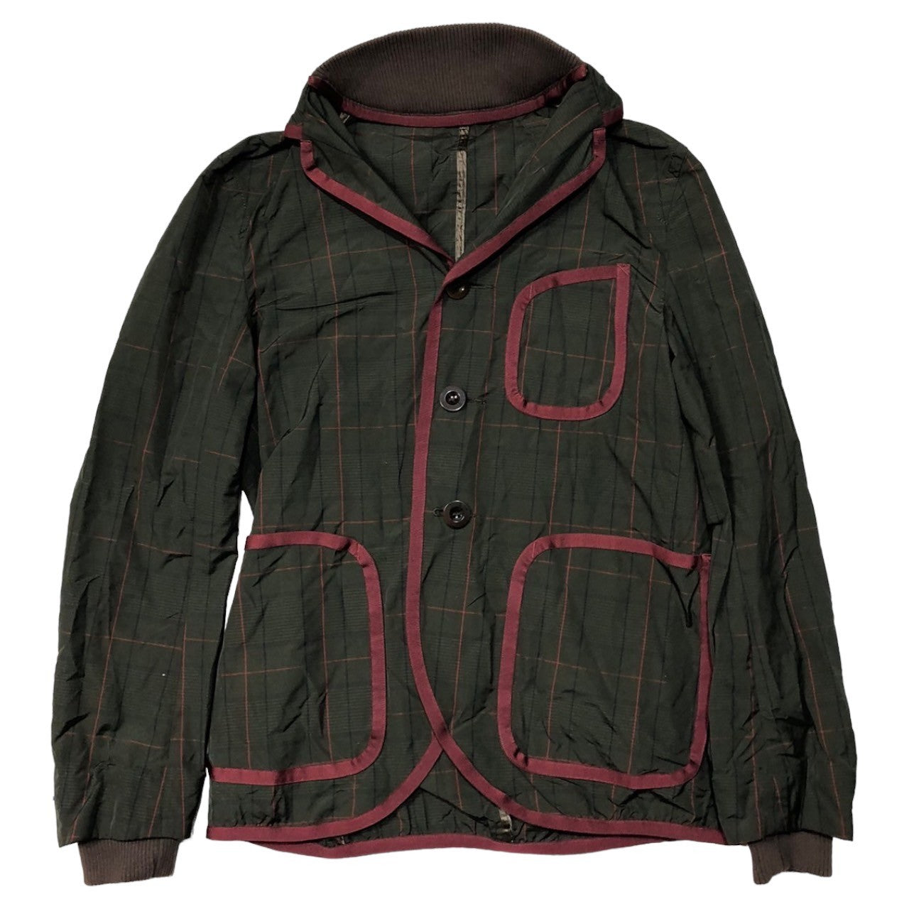 sacai(サカイ) 12SS Polyester silk piping design jacket ...