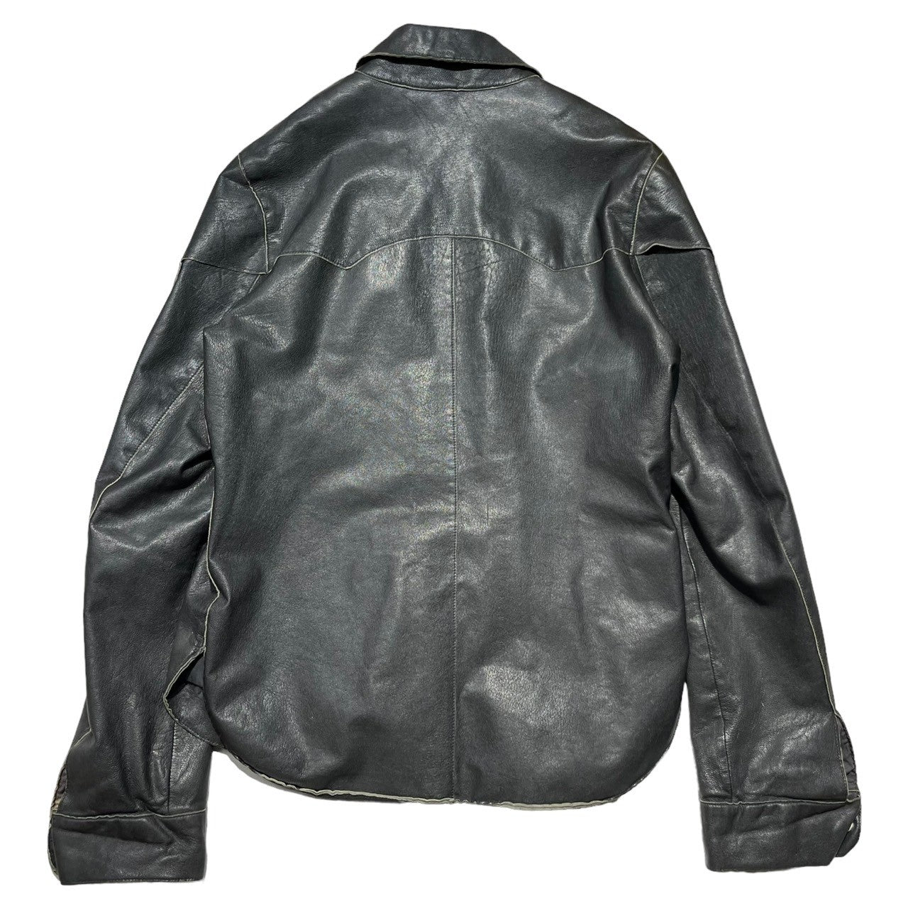 MARCO TAGLIAFERRI(マルコタリアフェリ) Western leather jacket ウエスタン レザー ジャケット 46