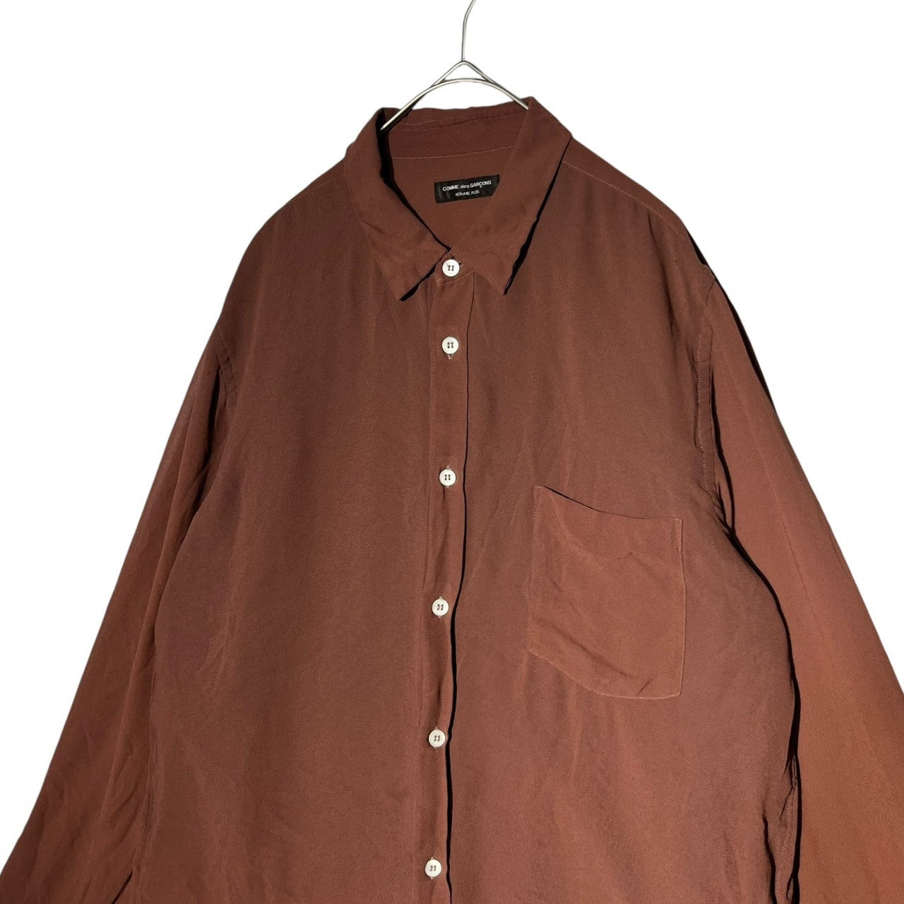 COMME des GARCONS HOMME PLUS(コムデギャルソンオムプリュス) 03SS see-through shirt シースルーシャツ アーカイヴ PI-B010 FREE(S程度) ボルドー AD2002