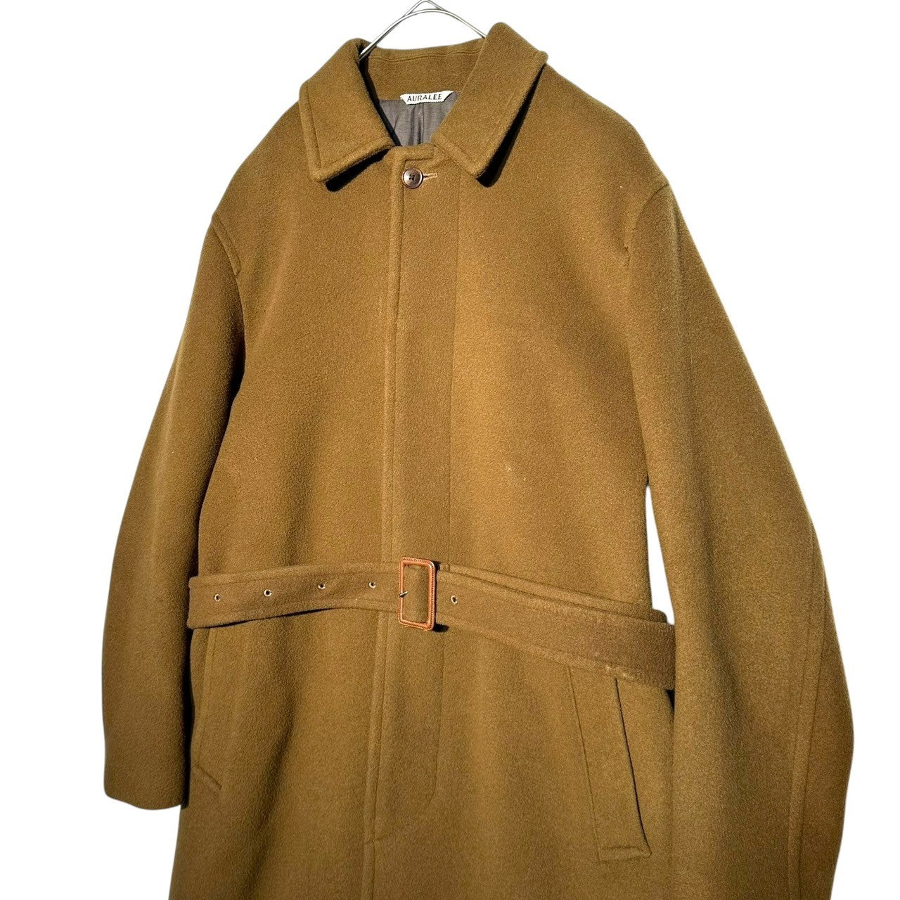 AURALEE(オーラリー) 16AW Beaver Melton Soutien Collar Coat ビーバー メルトン ステンカラー コート A6AC01BM 4(M~L程度) ブラウン