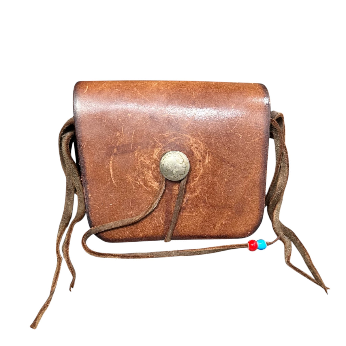 goro's(ゴローズ) Saddle Leather Concho Belt Pouch サドル レザー コンチョ ベルト ポーチ ブラウン