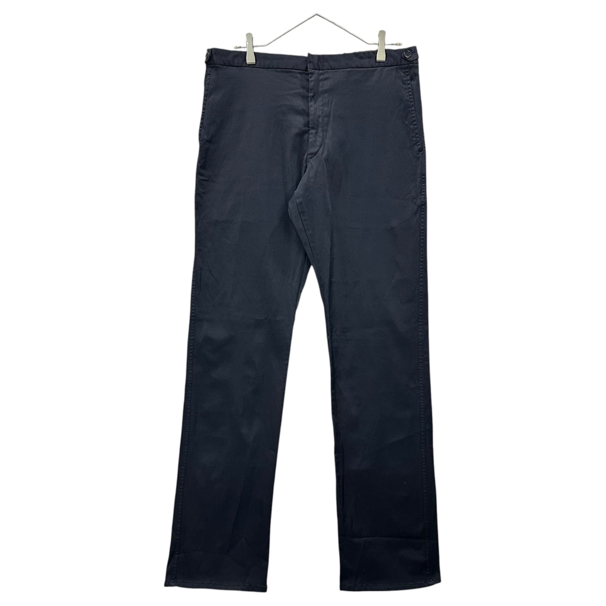 COMME des GARCONS HOMME PLUS(コムデギャルソンオムプリュス) 1998AW Inside-Out-Era Back-Stripe Polyester Tapered Wide Pants インサイド アウト期 裏 ストライプ エステル テーパード ワイド パンツ PP-10067M M ホワイト AD1998 90s アーカイブ