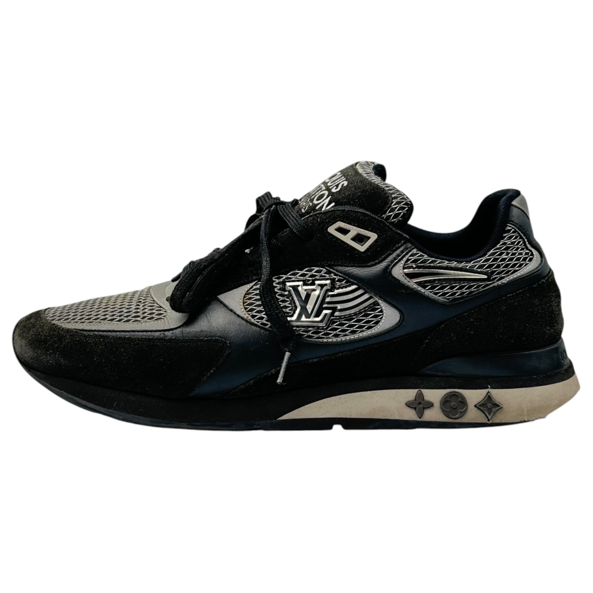 LOUIS VUITTON(ルイヴィトン) Run Away Line Sneaker ランアウェイ ライン スニーカー 1A9J1D 9(約27.5cm 〜 28.0cm) ブラック×グレー